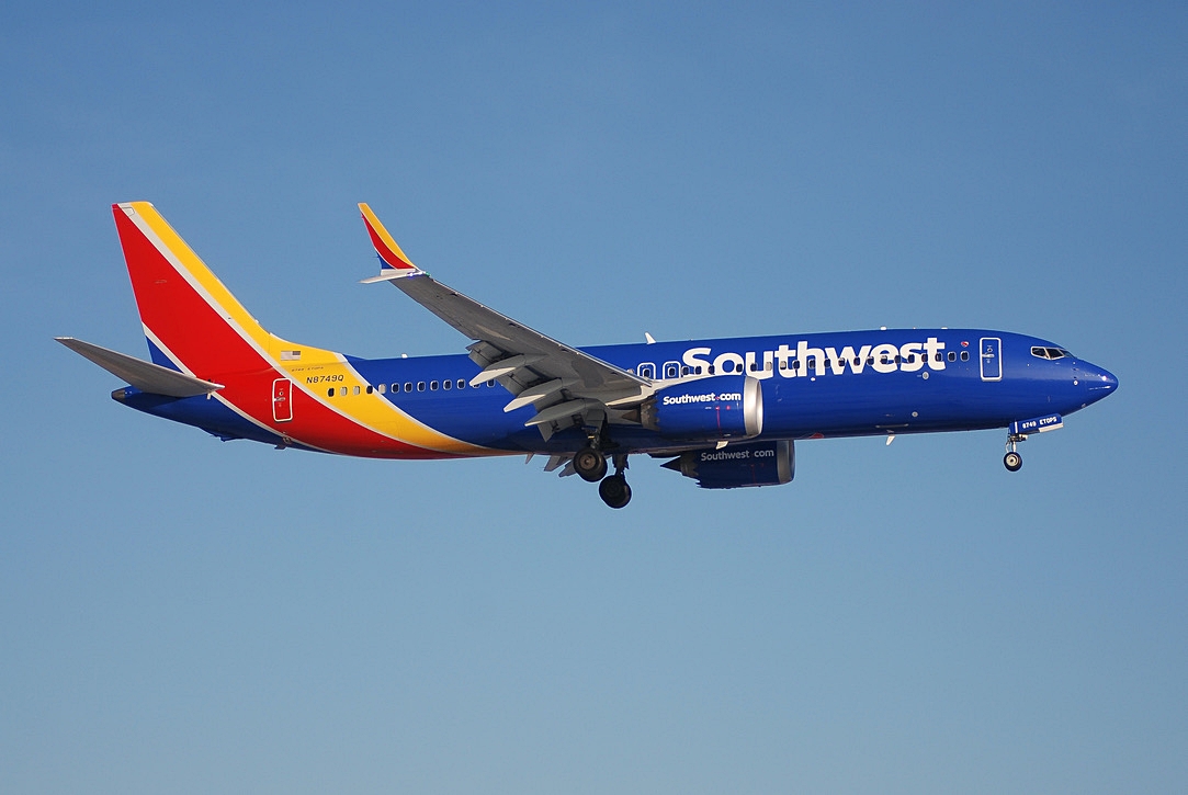 Full size: Southwest Airlines Boeing 737 MAX 8 N8749Q at Reno/Tahoe International Airport
