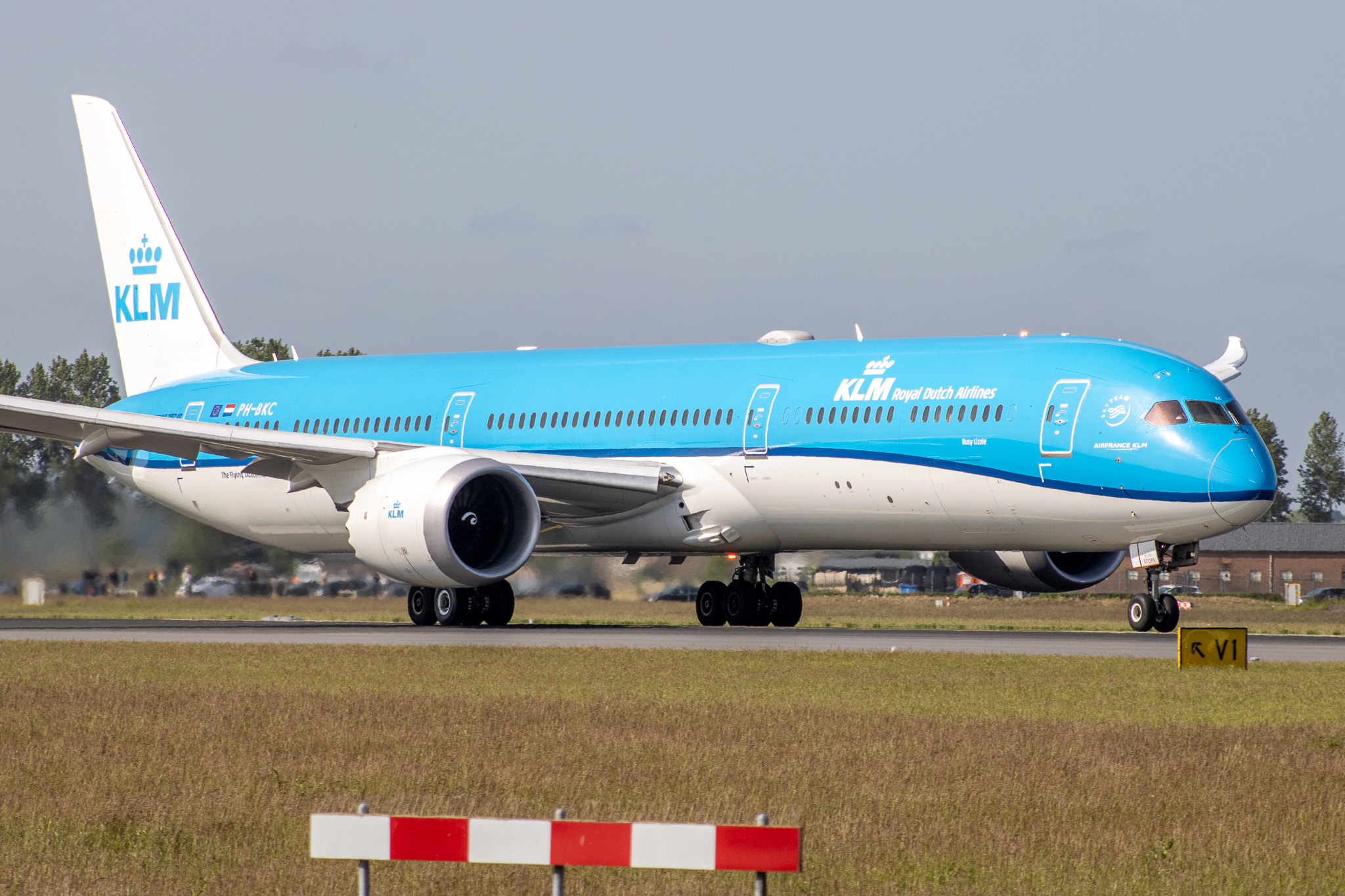 Full size: KLM Boeing 787-10 PH-BKC at Amsterdam Schiphol Airport