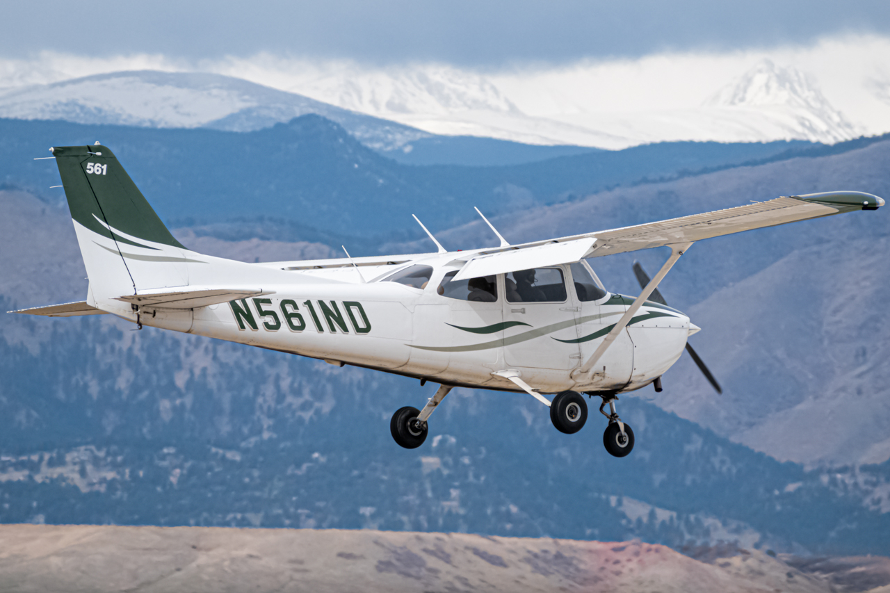 Full size: PRIVATE Cessna 172 N561ND at Vance Brand Airport