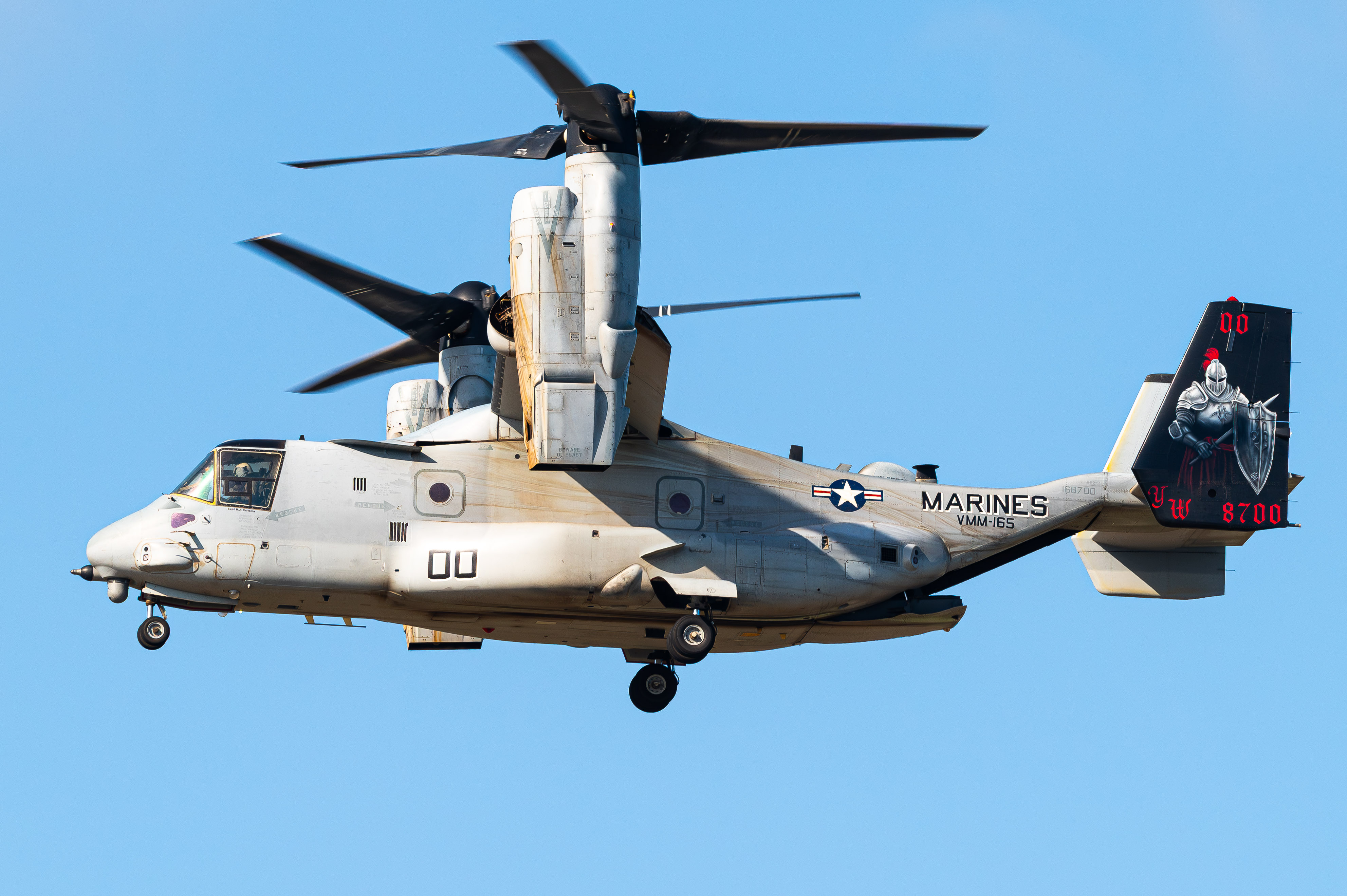 Full size: USMC - United States Marine Corp Bell Boeing MV-22B Osprey 168700 at North Island NAS