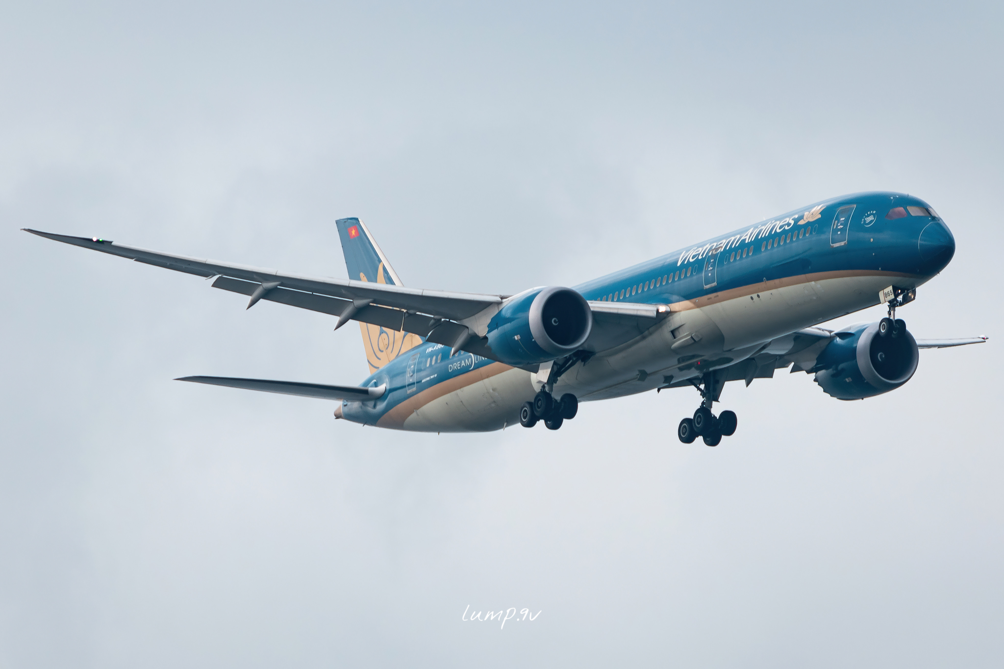Full size: Vietnam Airlines Boeing 787-9 VN-A865 at Singapore-Changi Airport