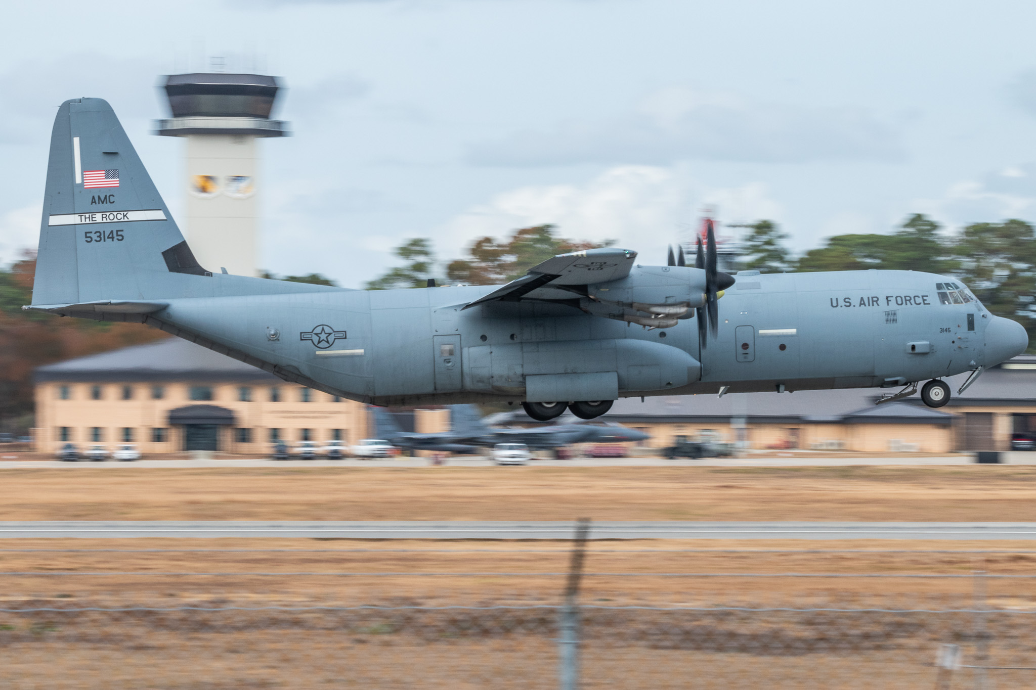 Full size: USAF - United States Air Force Lockheed C-130J Hercules 05-3145 at Seymour Johnson AFB