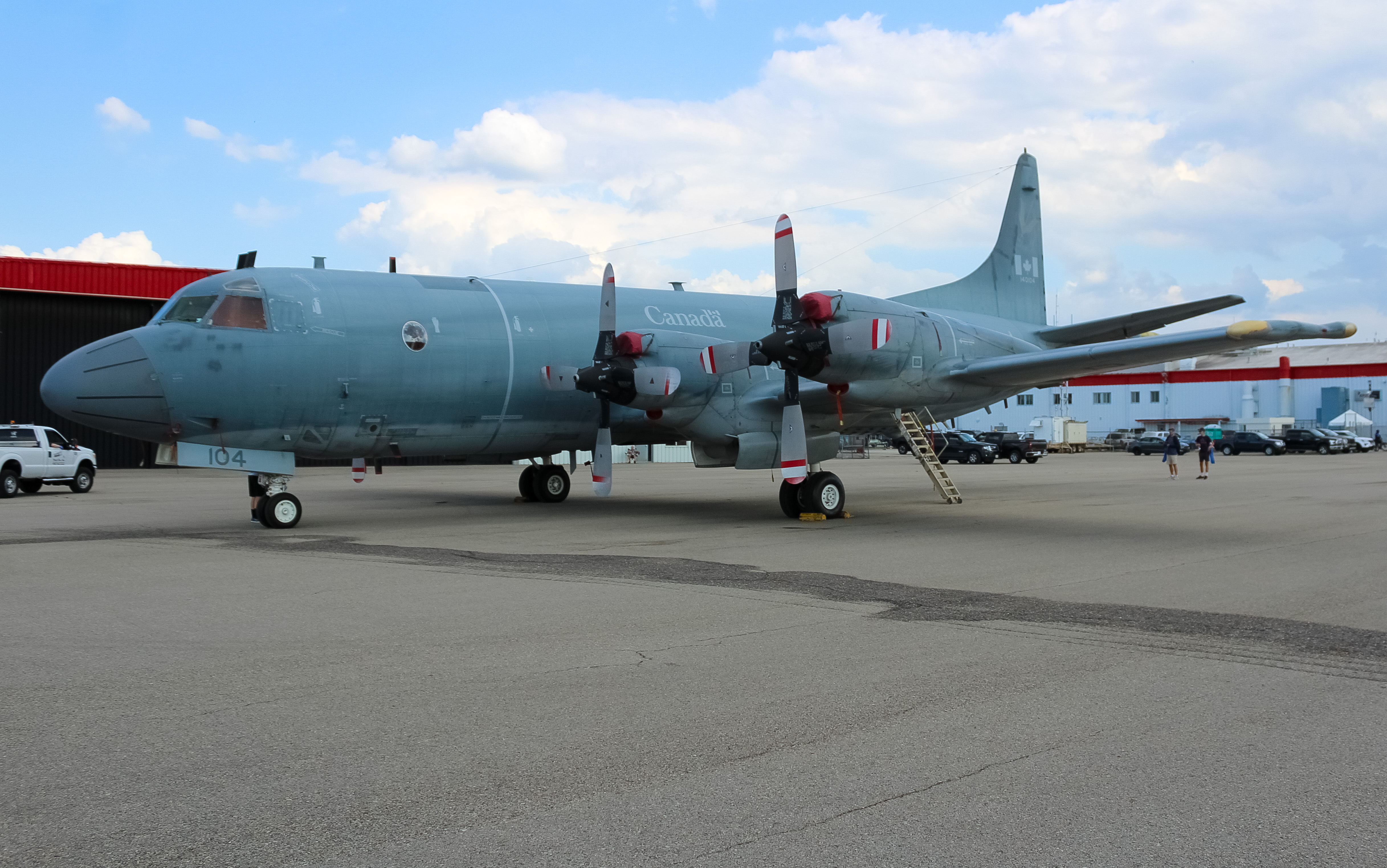 Full size: Royal Canadian Air Force Lockheed CP-140 Aurora 140104 at James M Cox Dayton International Airport
