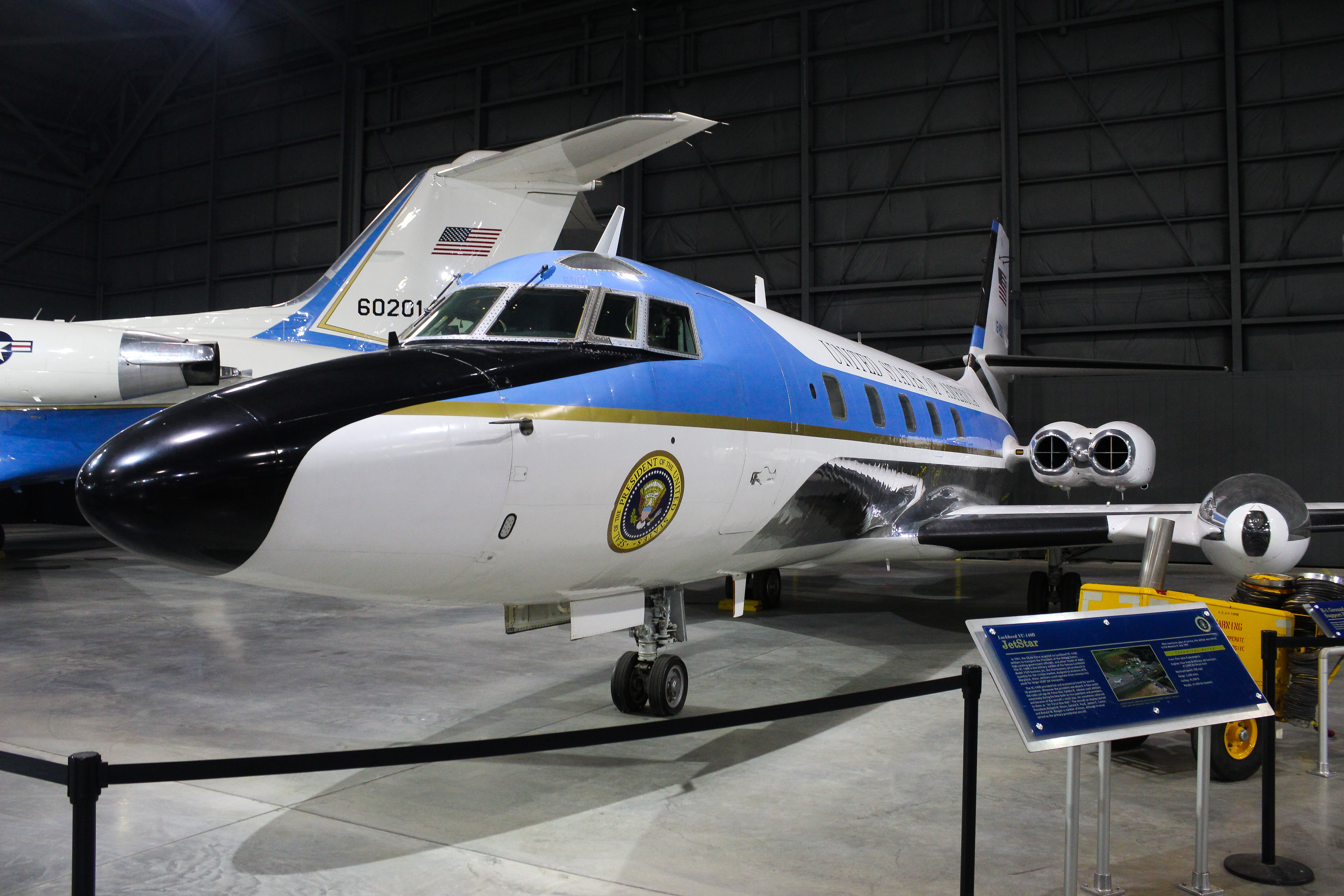 Full size: USAF - United States Air Force Lockheed VC-140B Jetstar 61-2492 at Wright-Patterson Air Force Base