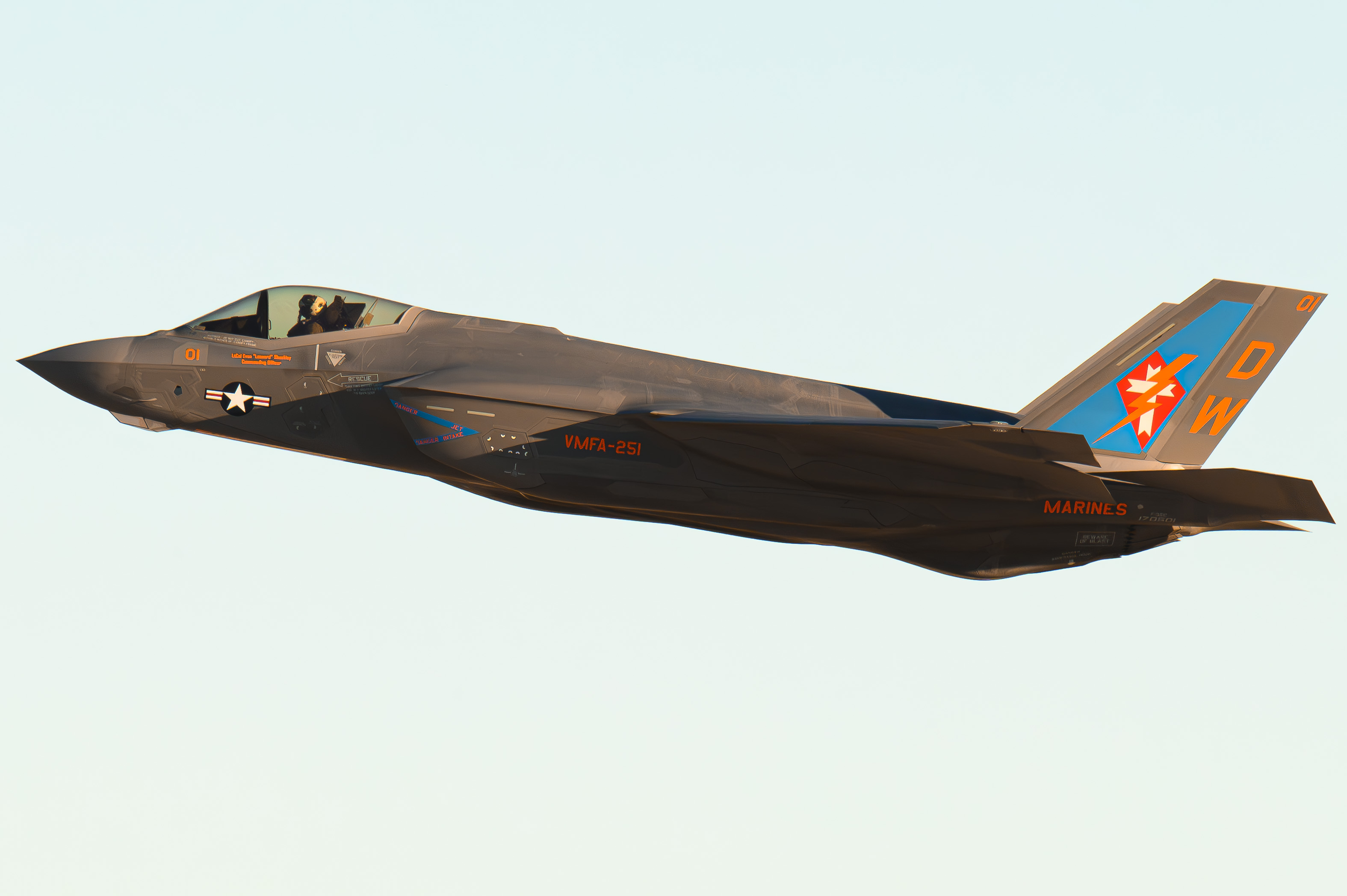 Full size: USMC - United States Marine Corp Lockheed Martin F-35 Lightning 170501  at Yuma International Airport