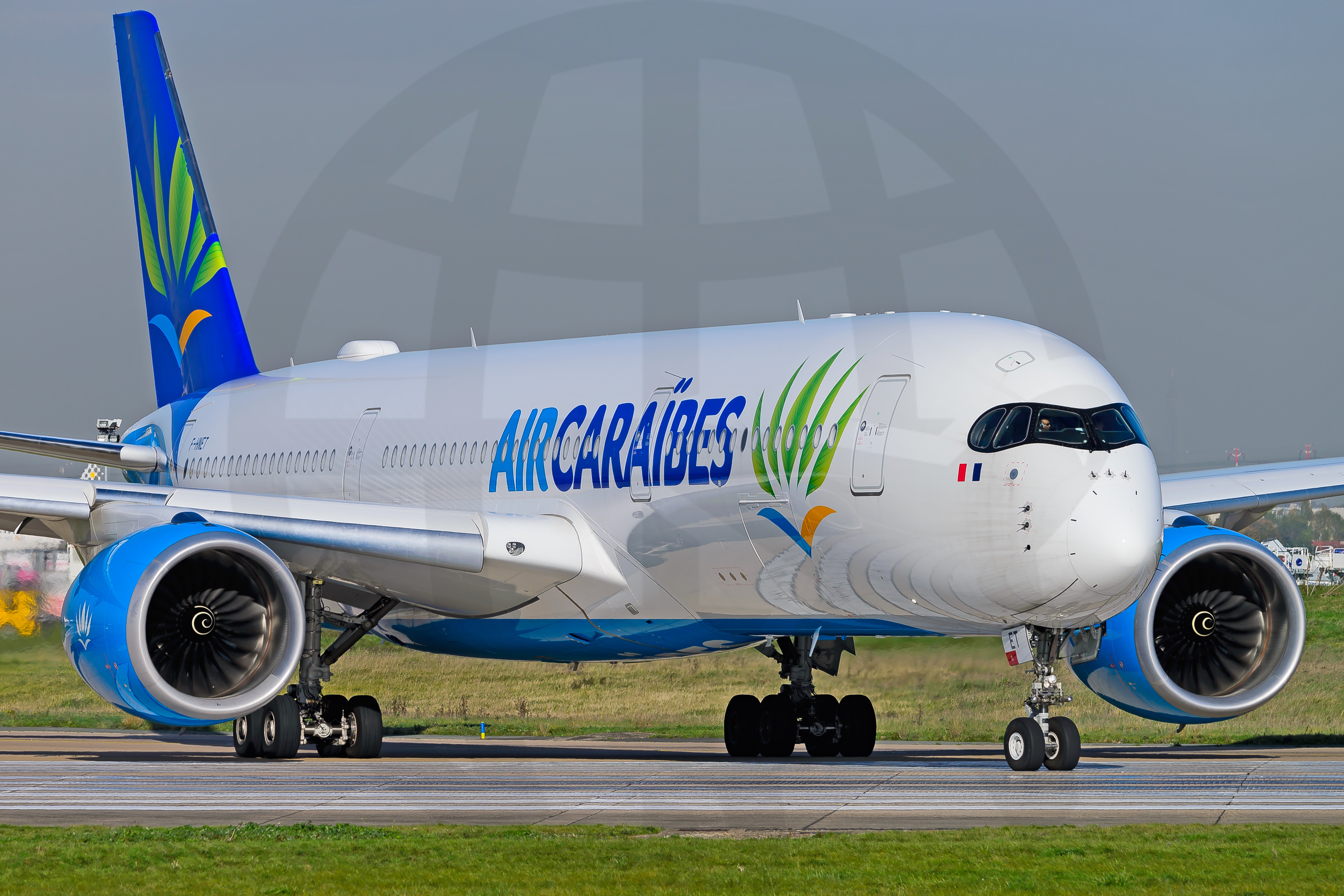 Full size: Air Caraibes Airbus A350-900 F-HNET at Paris Orly Airport