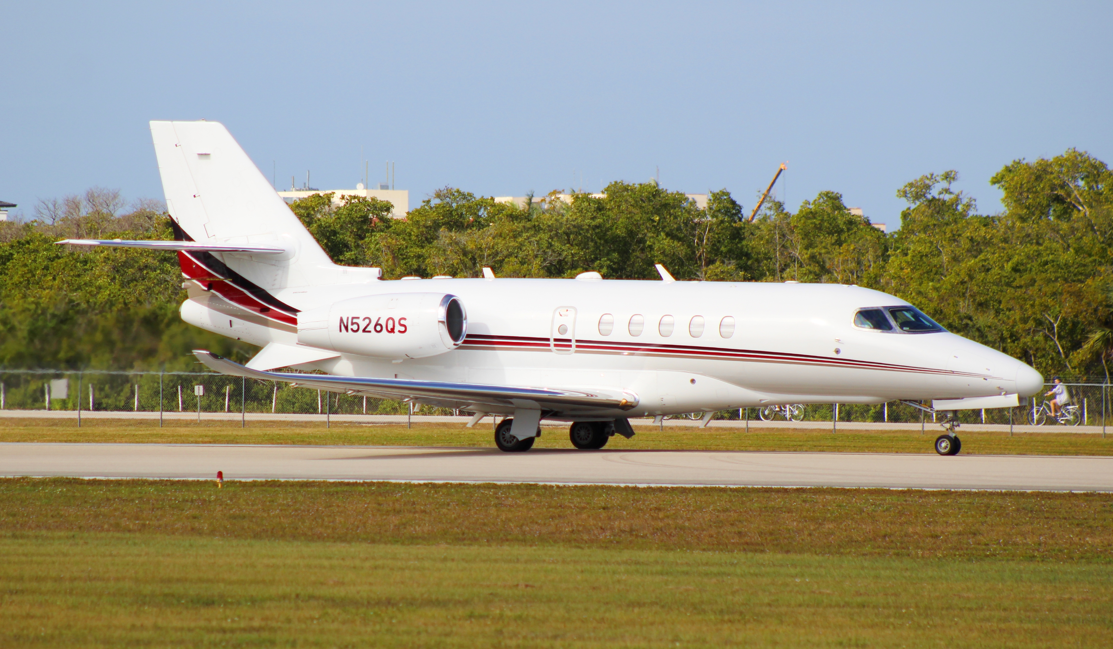 Full size: NetJets Cessna Citation 680A Latitude N526QS at Naples Municipal Airport