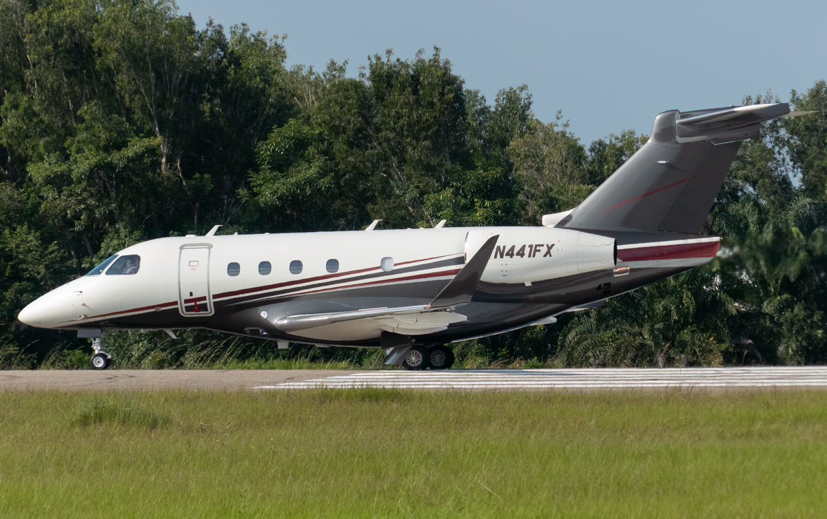 Full size: FlexJet Embraer Praetor 500 N441FX at Belize City Philip S. W. Goldson International Airport