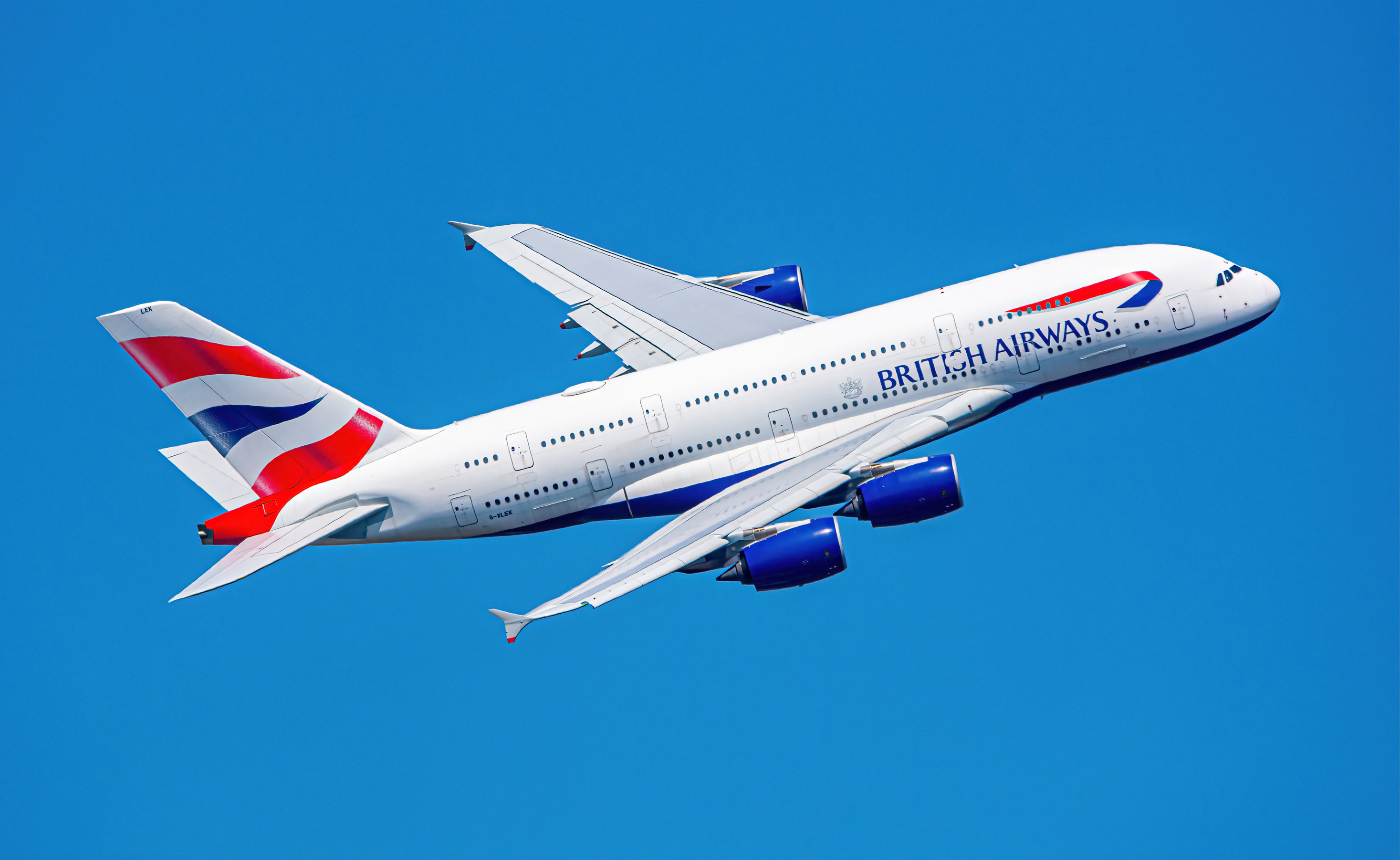 Full size: British Airways Airbus A380-800 G-XLEK at London Heathrow International Airport