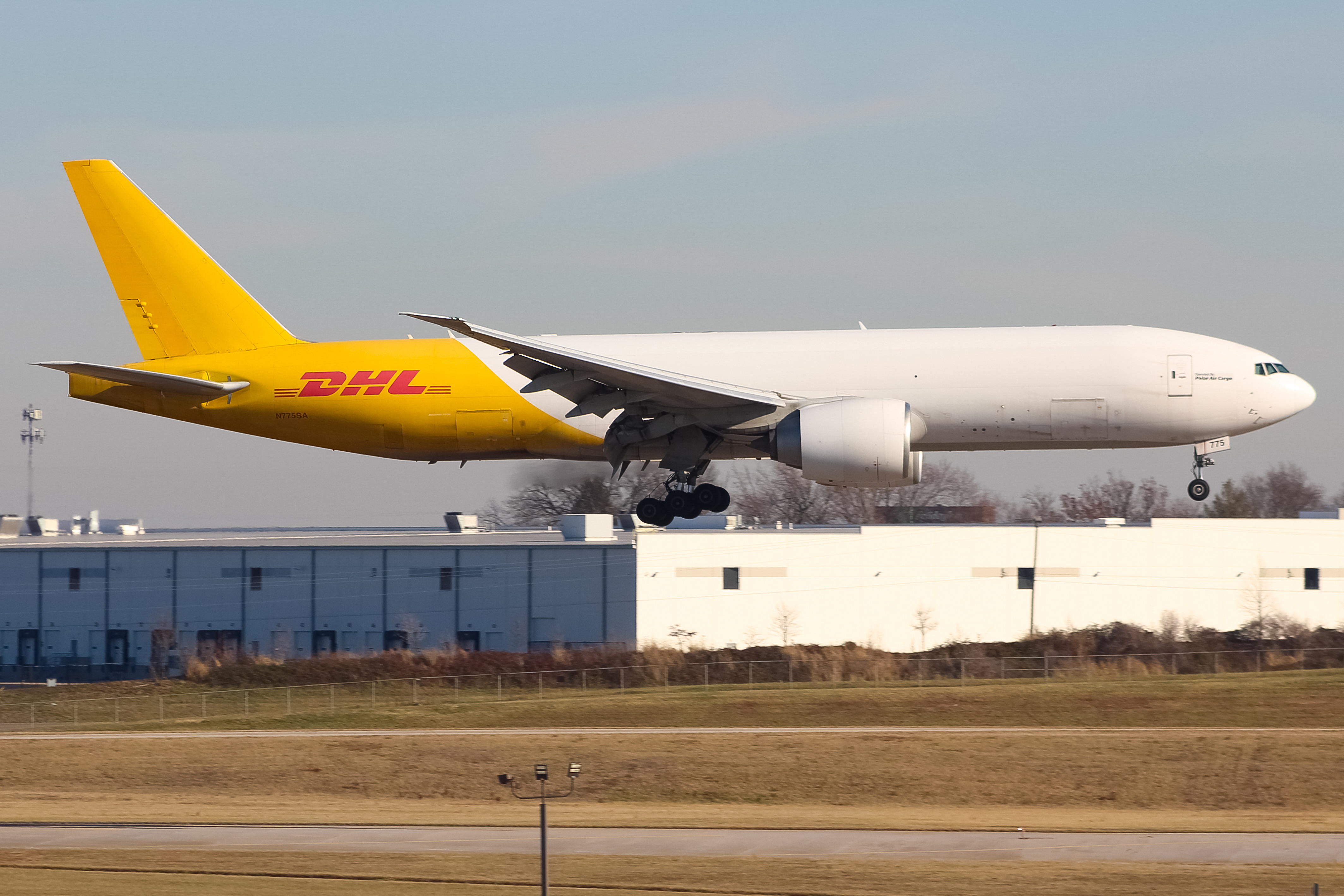 Full size: Polar Air Boeing 777-F N775SA at Cincinnati/Northern Kentucky International Airport