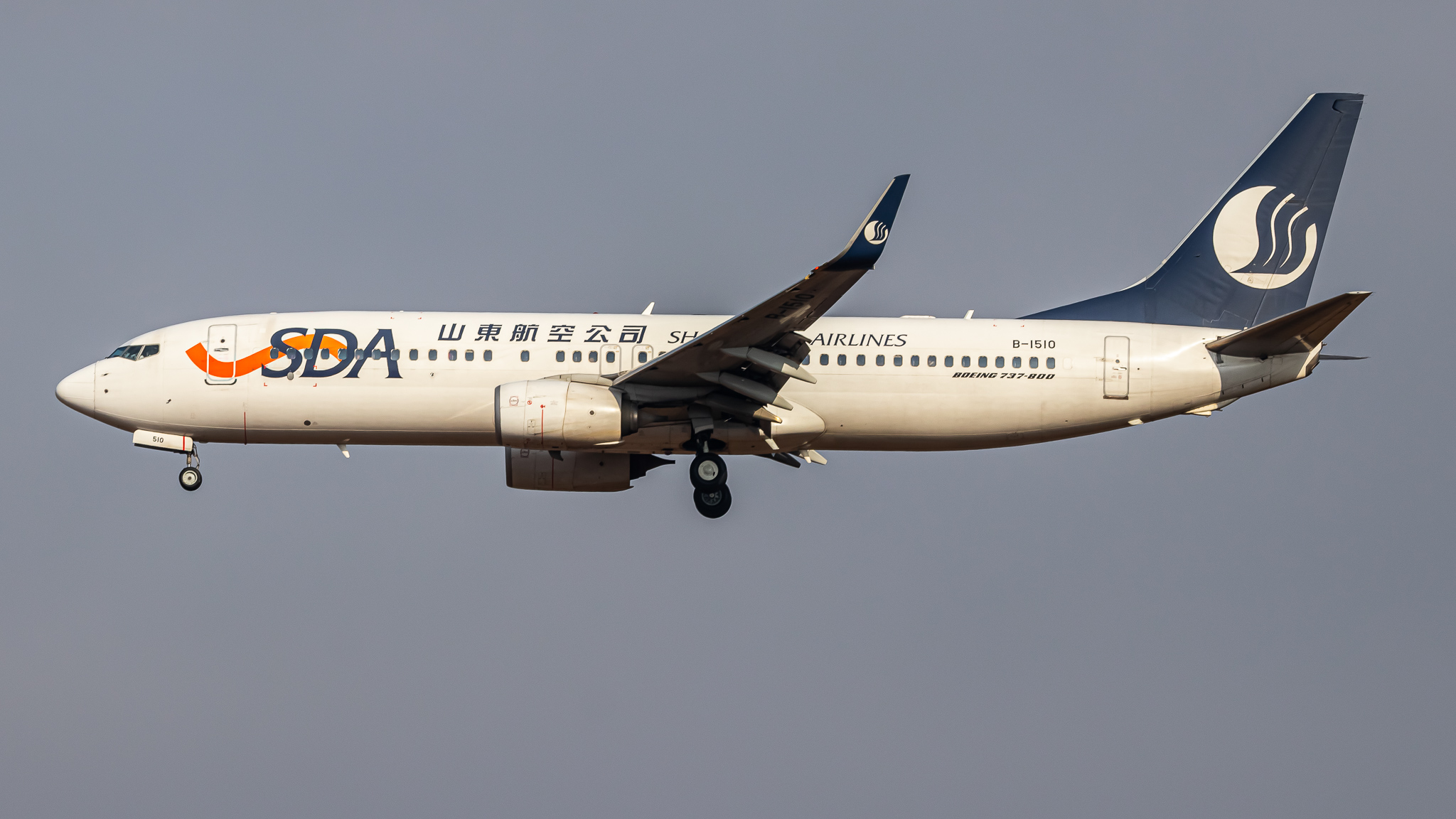 Full size: Shandong Airlines Boeing 737-85N B-1510 at Seoul-Incheon International Airport