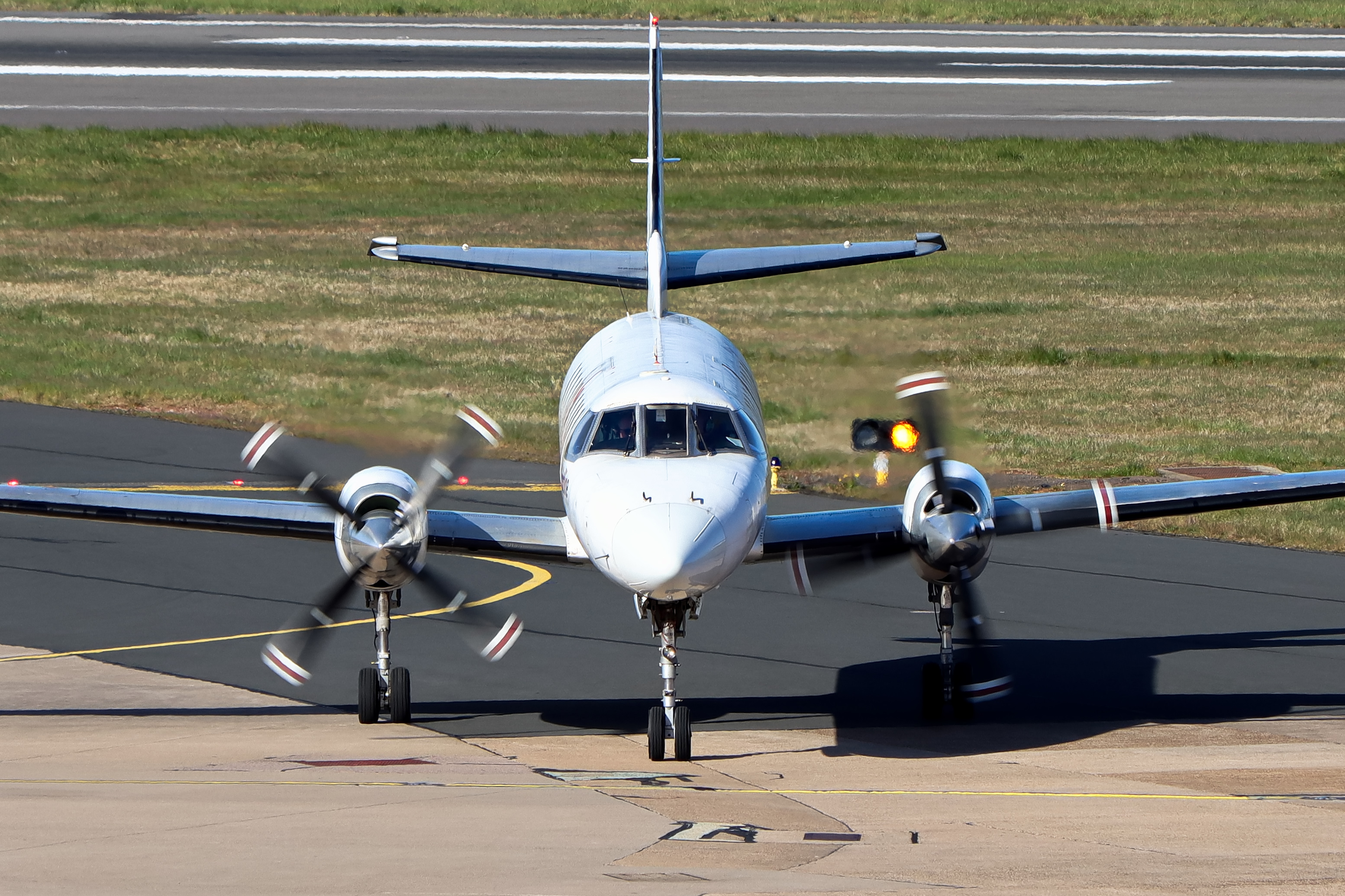 Full size: Flightline Swearingen SA227-AC Metro III EC-GPS at Birmingham Airport