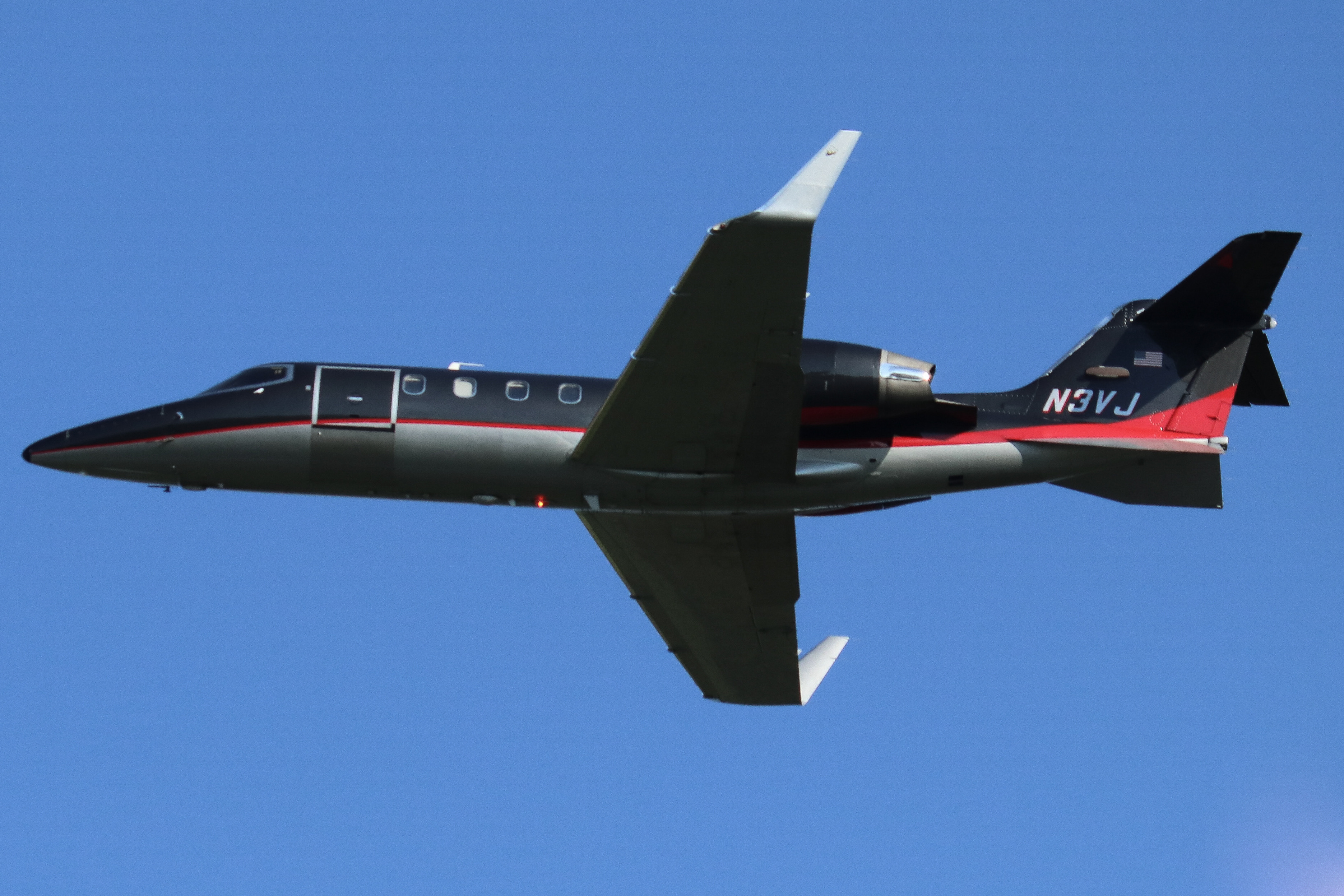 Full size: PRIVATE Learjet 31 N3VJ at Lancaster Airport