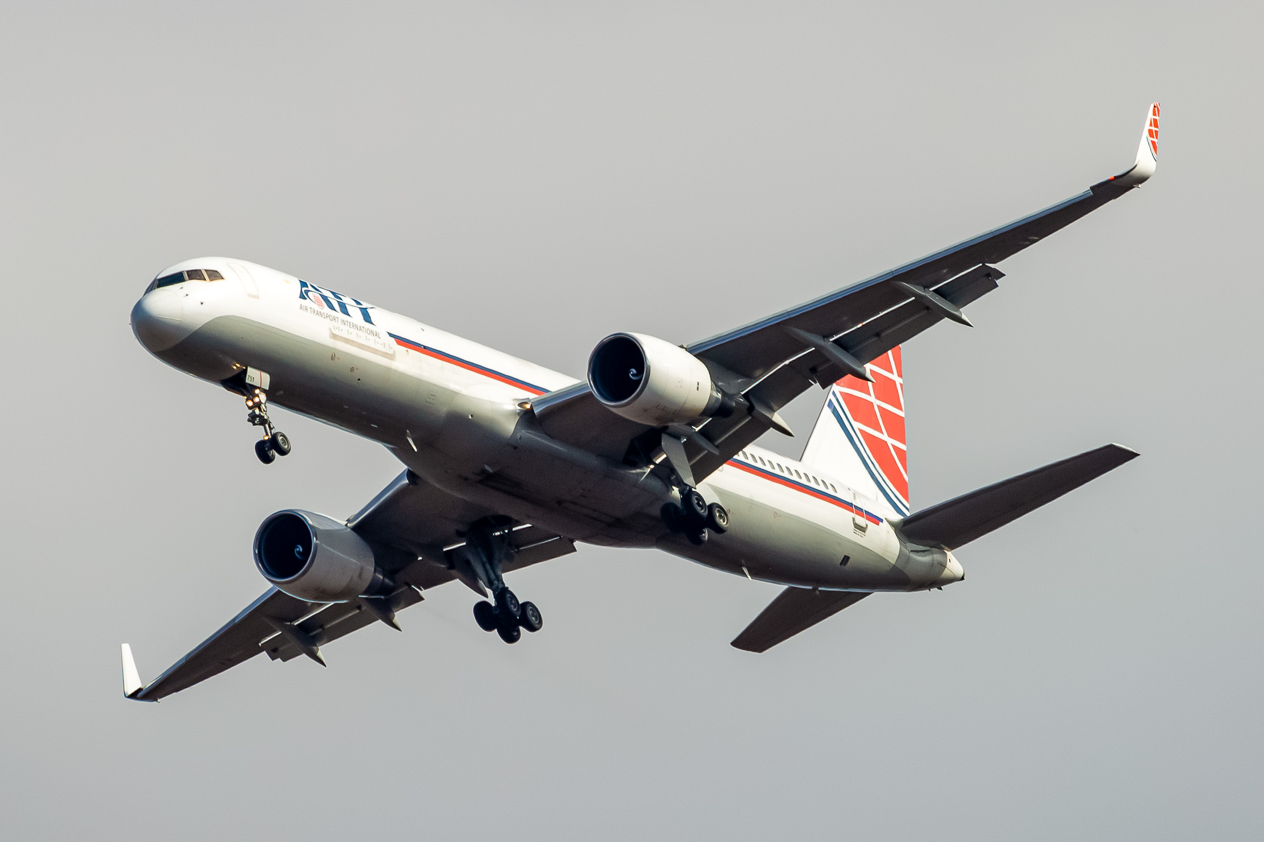 Full size: Air Transport International Boeing 757-200 Combi N751CX at Baltimore/Washington International Thurgood Marshall Airport