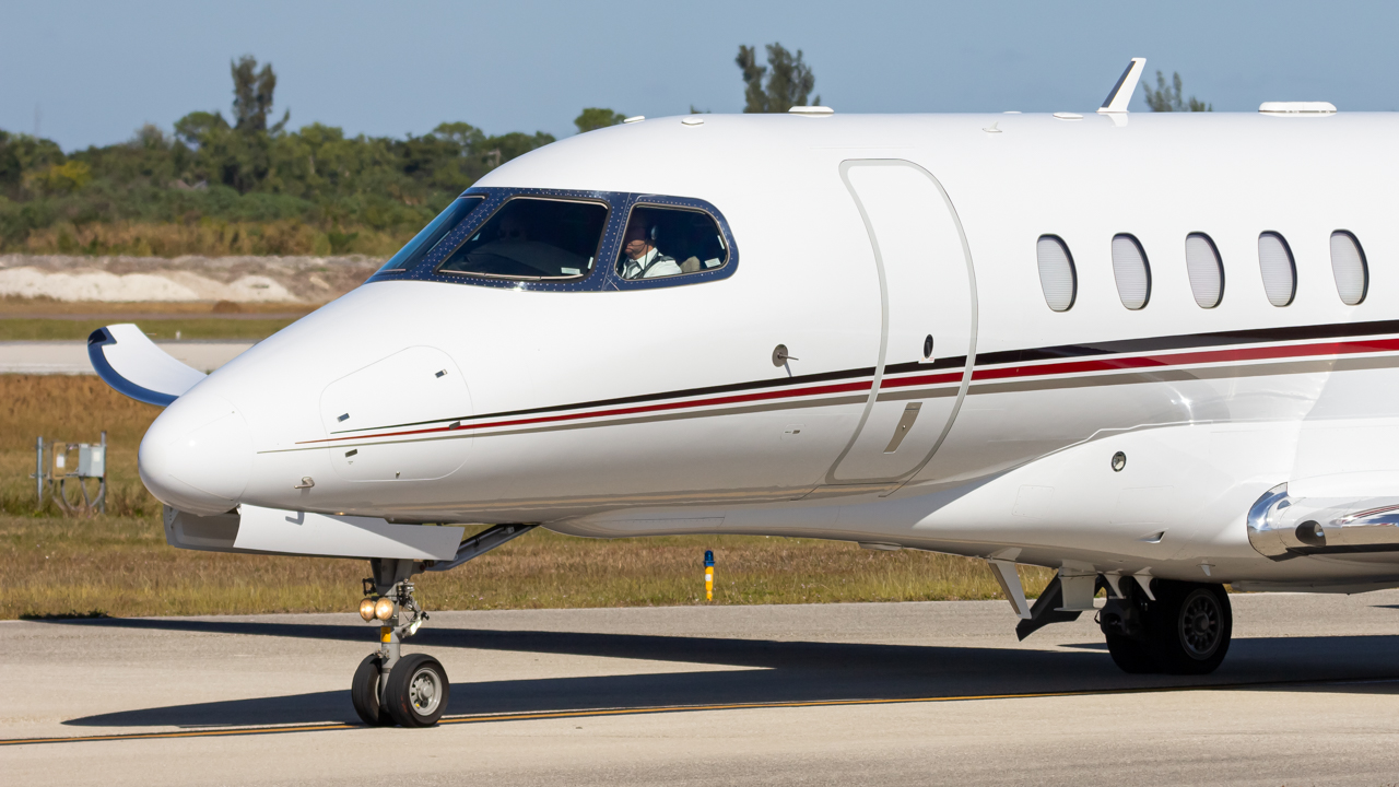 Full size: NetJets Cessna Citation Latitude N677QS at Naples Municipal Airport