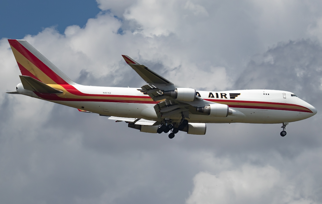Full size: Kalitta Air Boeing 747-400F N401KZ at Southwest Florida International Airport