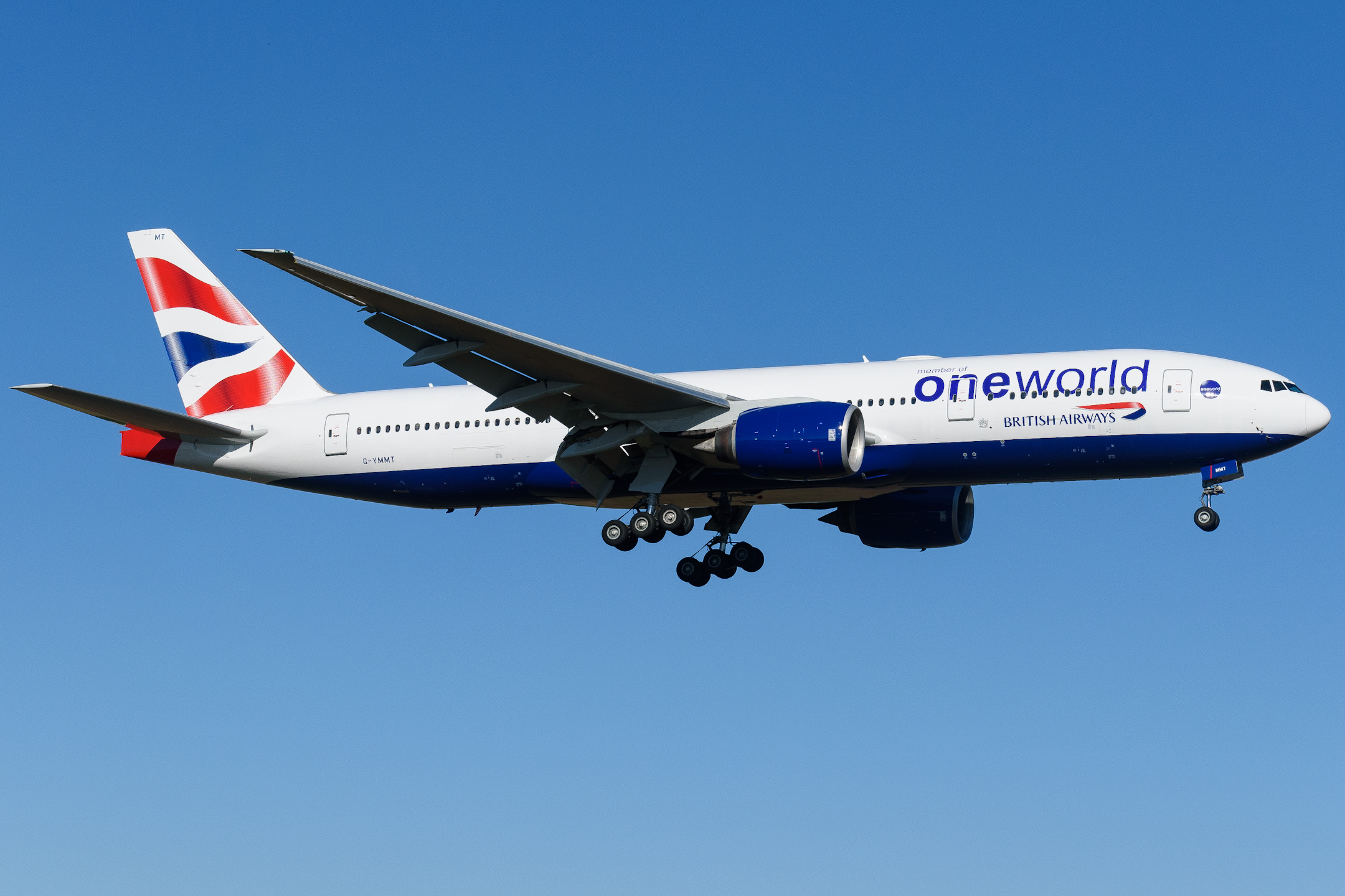 Full size: British Airways Boeing 777-200ER G-YMMT at Tampa International Airport