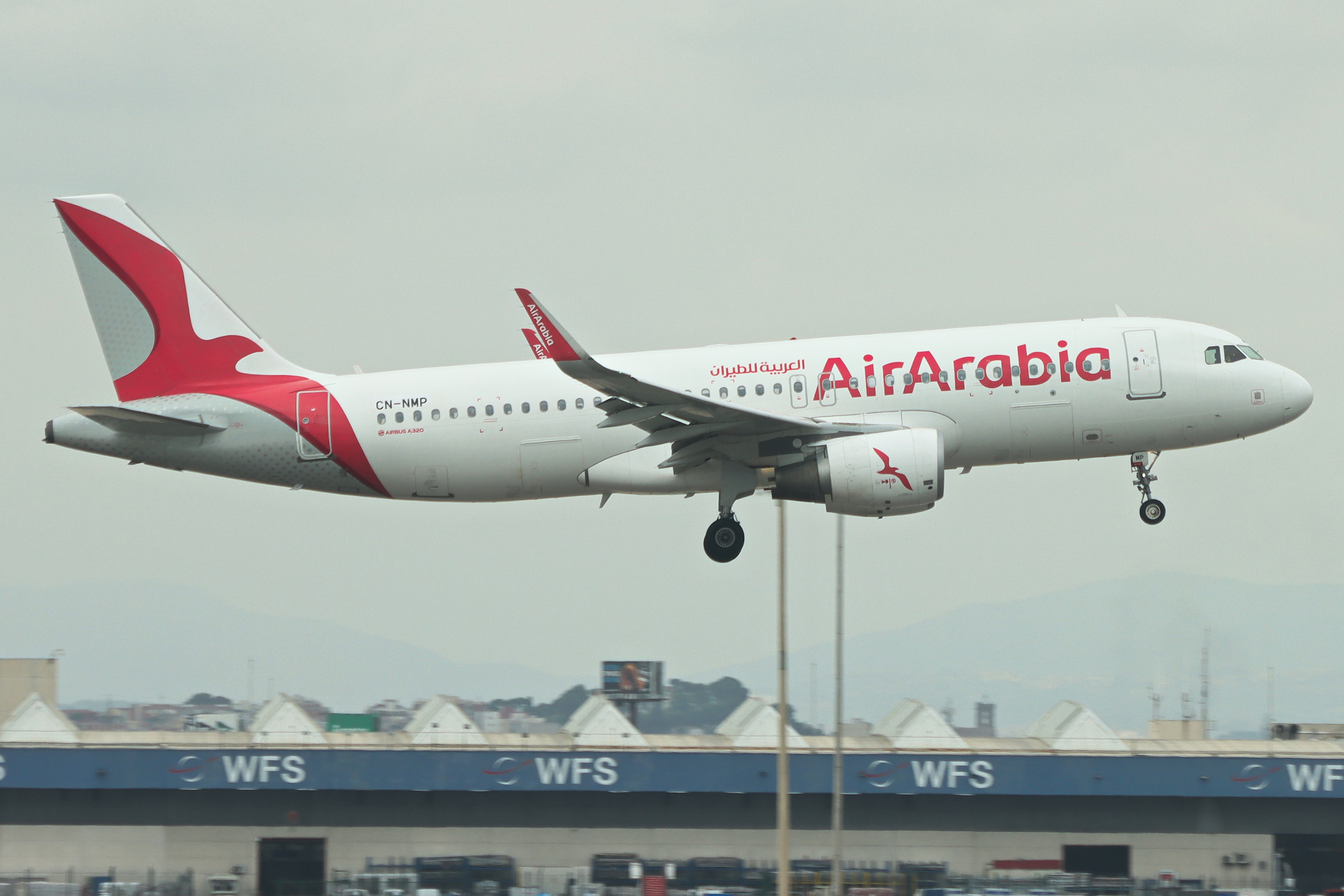 Full size: Air Arabia Airbus A320 CN-NMP at Barcelona El Prat Airport