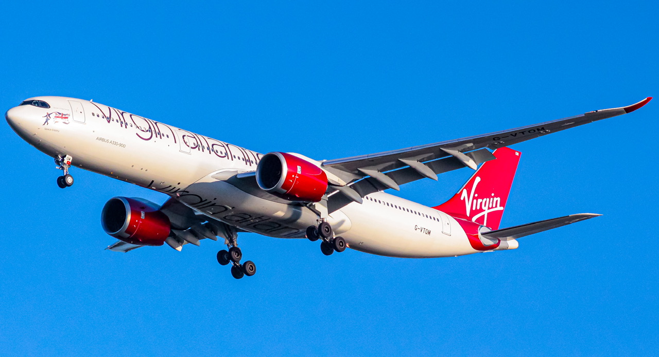 Full size: Virgin Atlantic Airbus A330-900 G-VTOM at Tampa International Airport