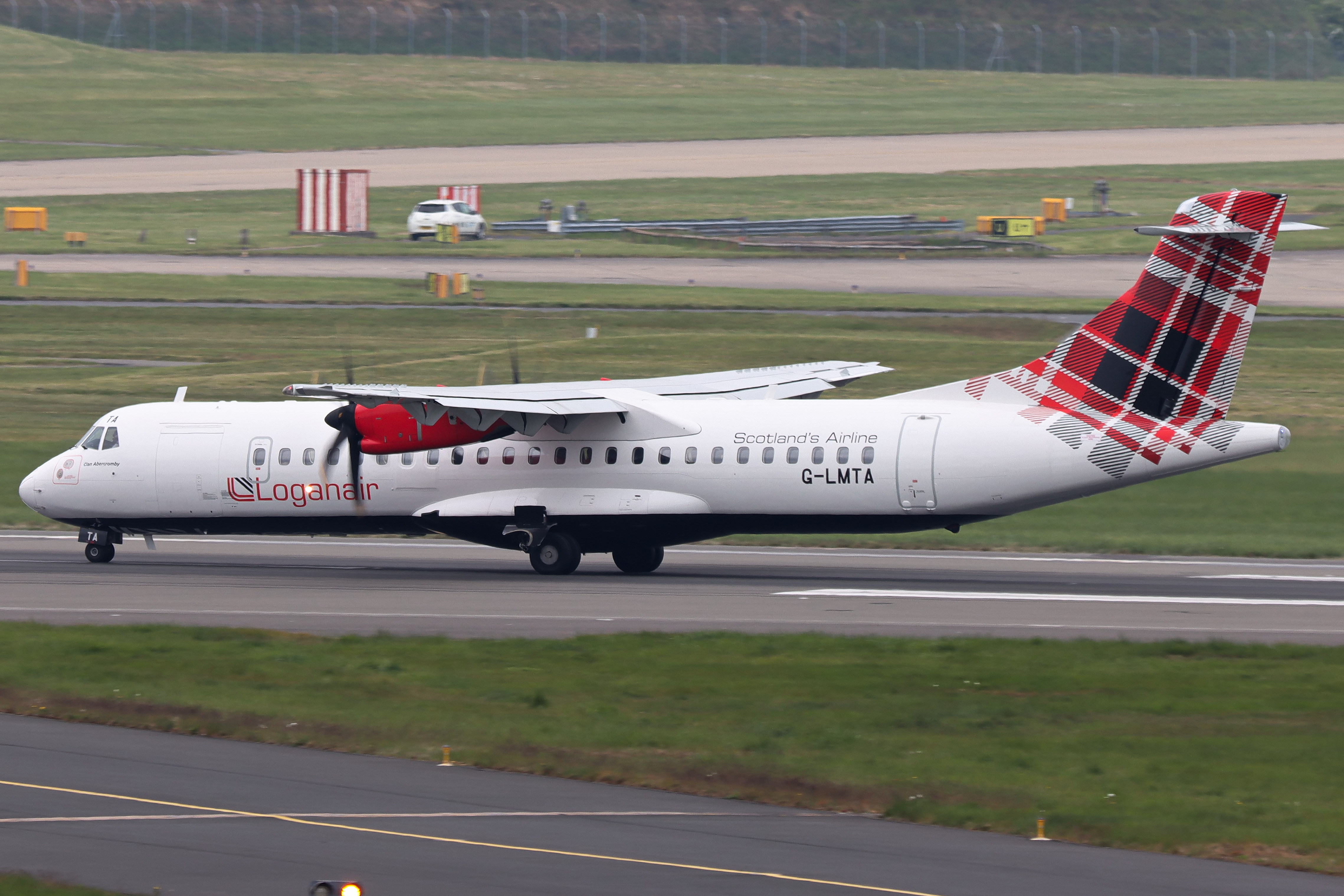 Full size: Loganair ATR 72-600 G-LMTA at Birmingham Airport
