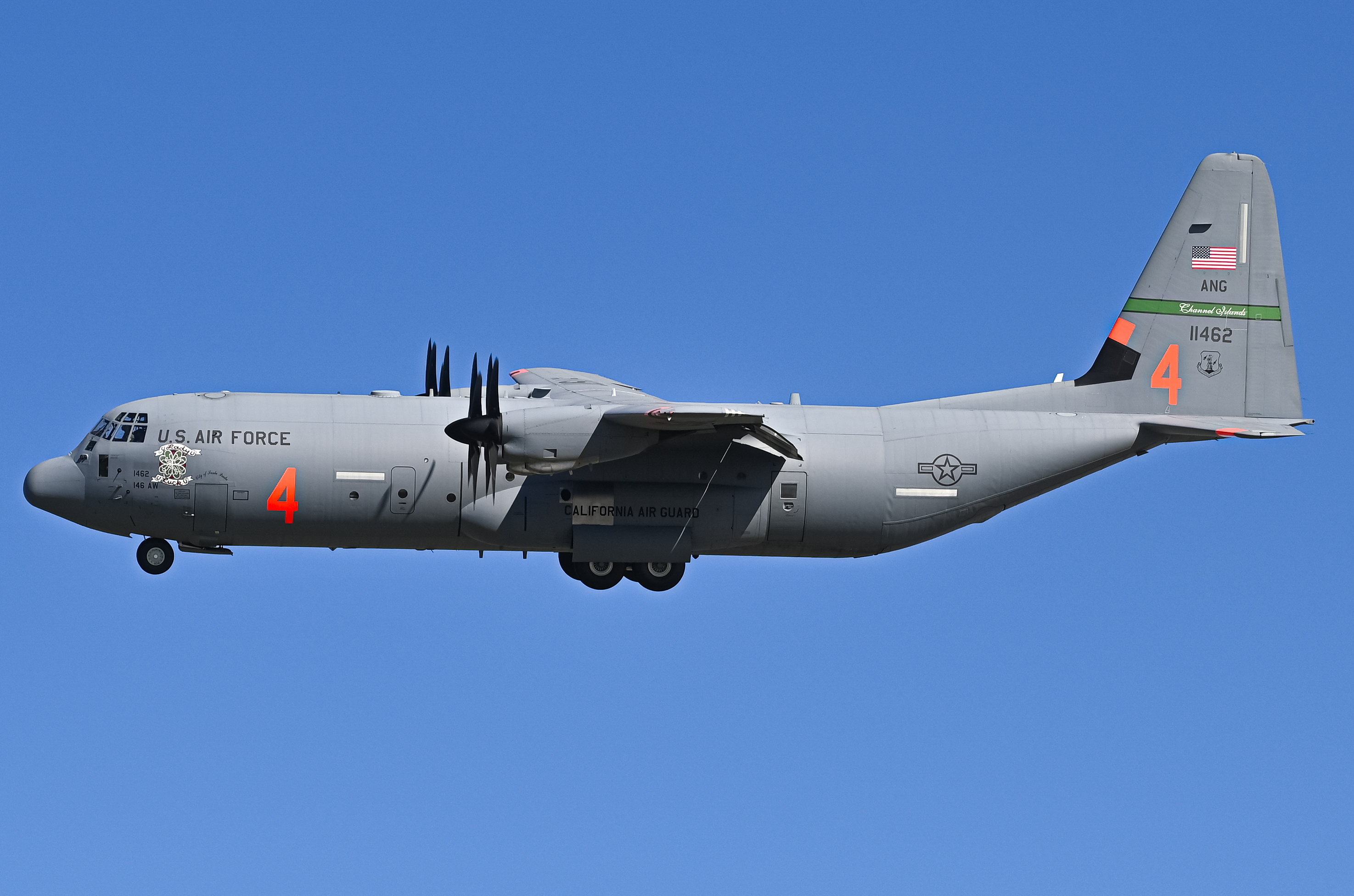 Full size: USAF - United States Air Force Lockheed C-130J Hercules 01-1462 at North Island NAS