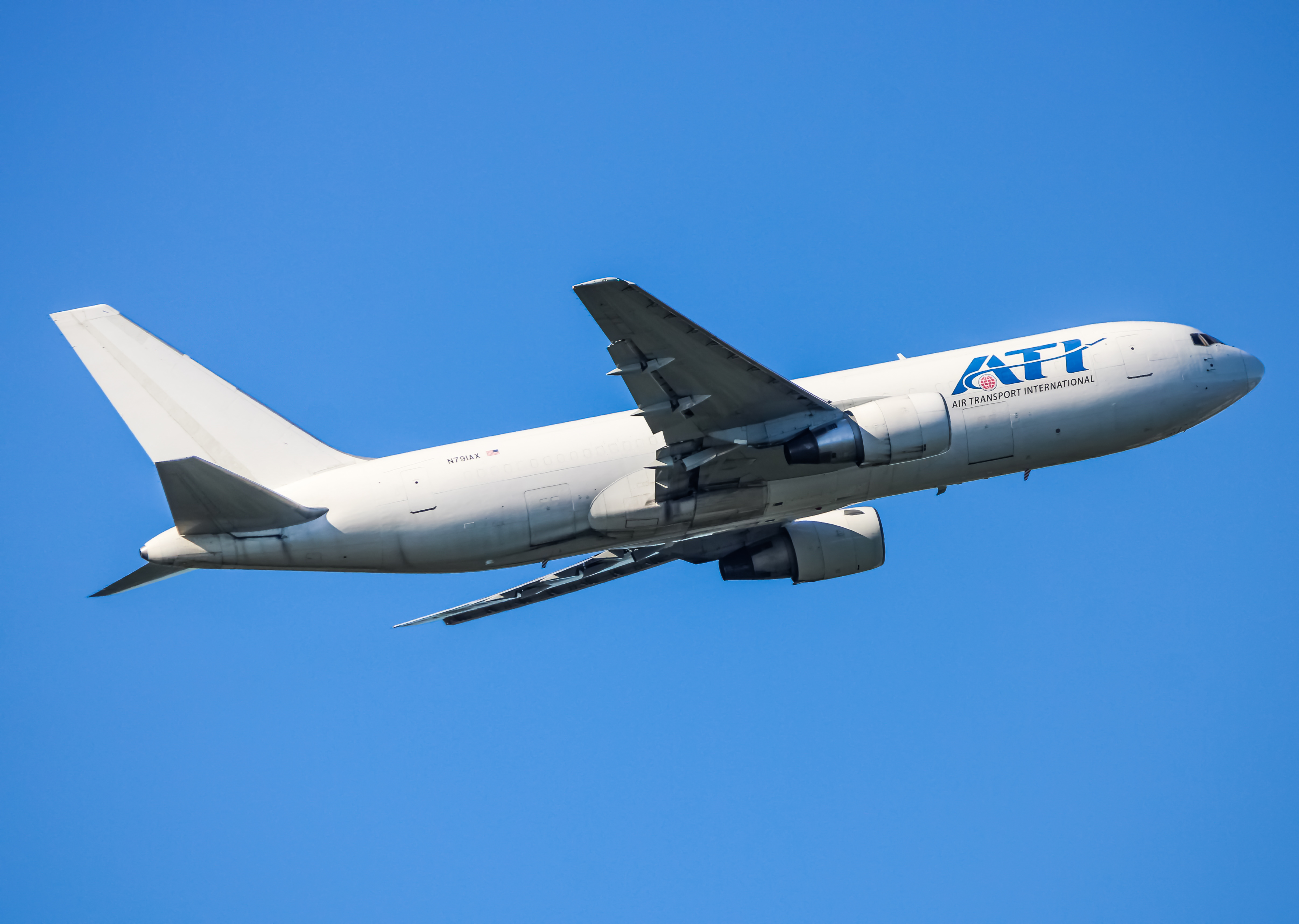 Full size: Air Transport International Boeing 767-200F N791AX at Baltimore/Washington International Thurgood Marshall Airport