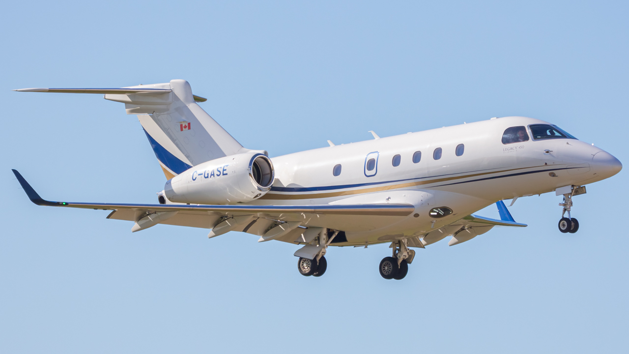 Full size: PRIVATE Embraer Legacy 450 C-GASE at Naples Municipal Airport
