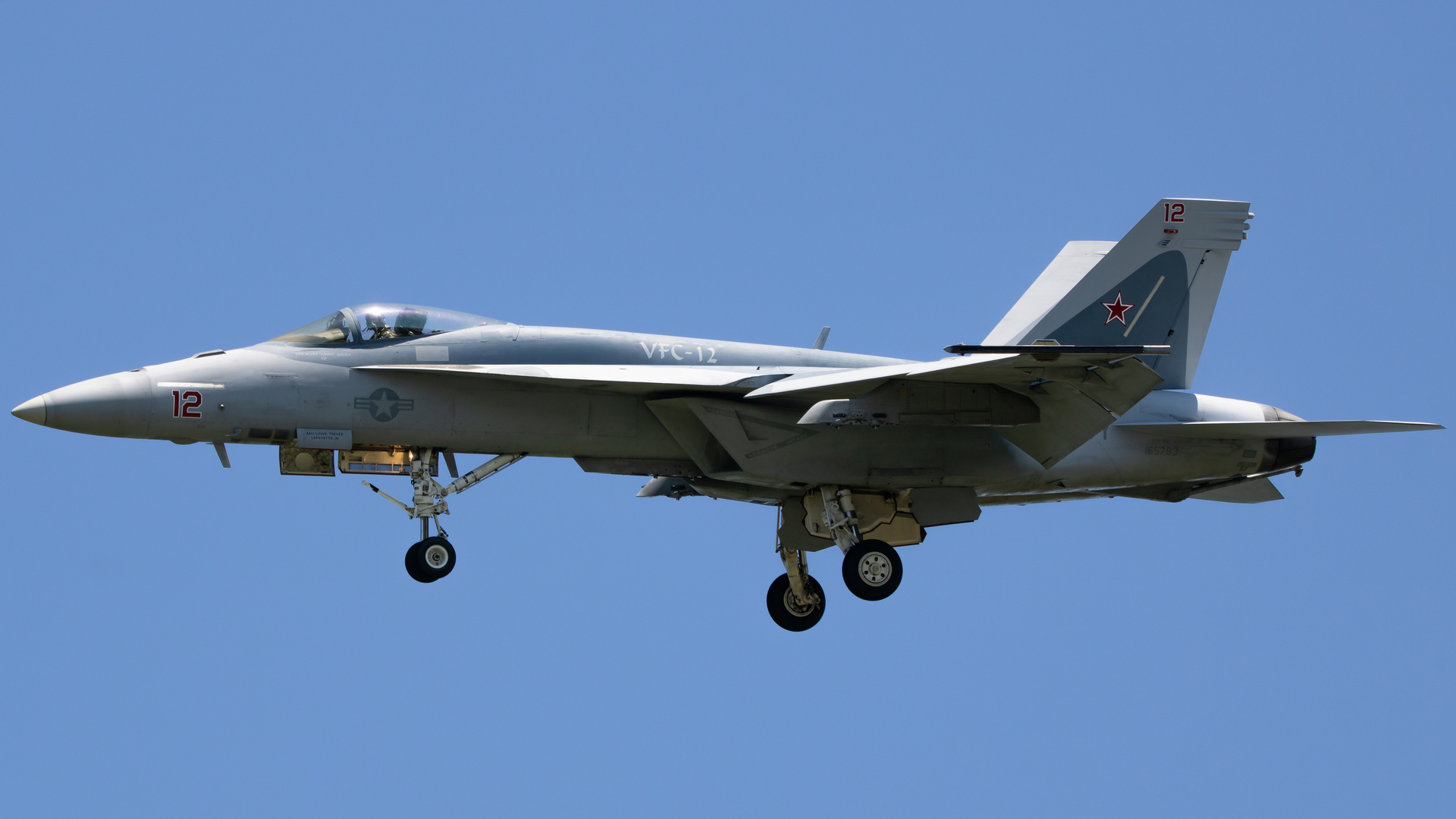 Full size: USN - United States Navy Boeing F18 165783 at Oceana Naval Air Station (Apollo Soucek Field)