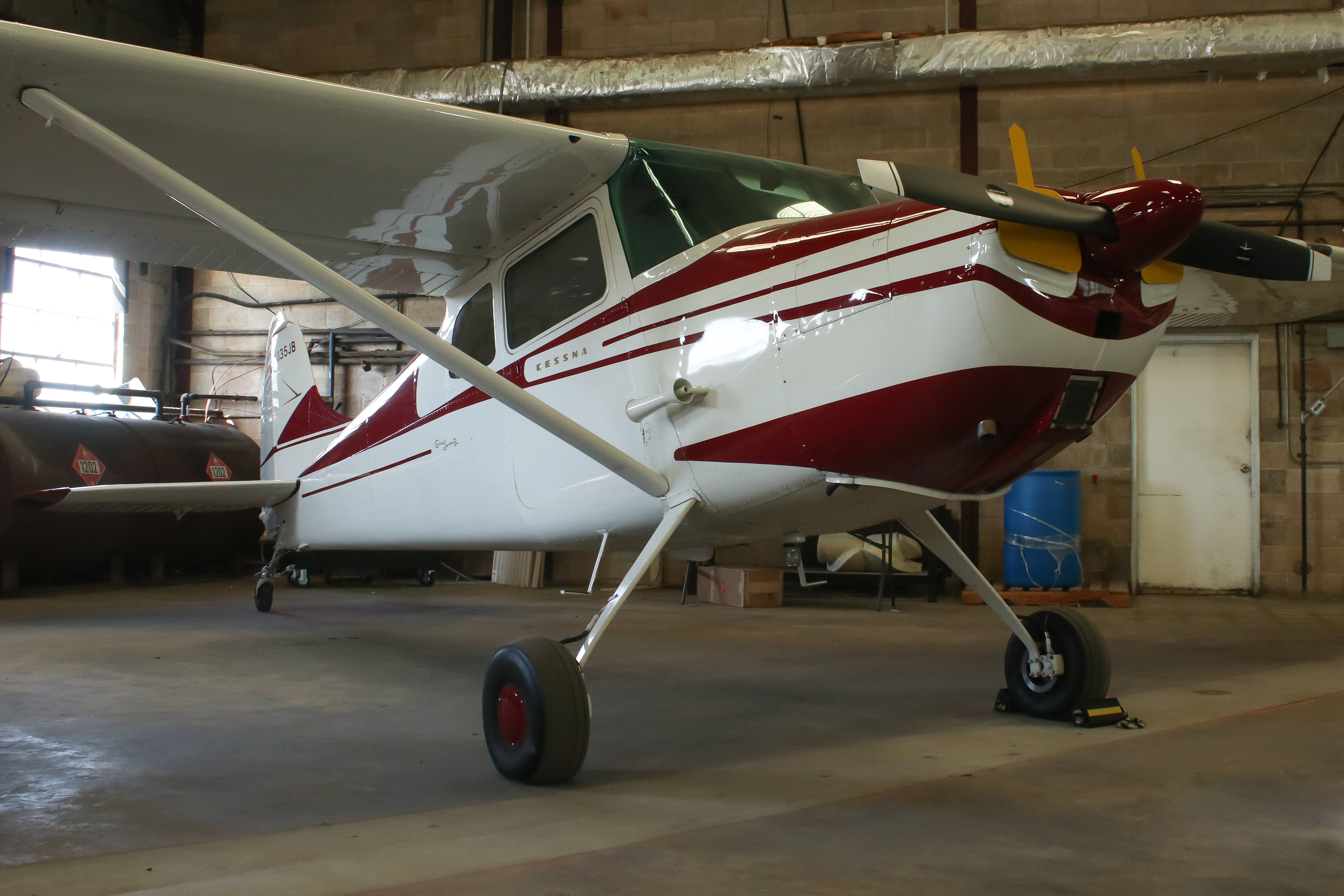 Full size: PRIVATE Cessna 170 N135JB at York Airport