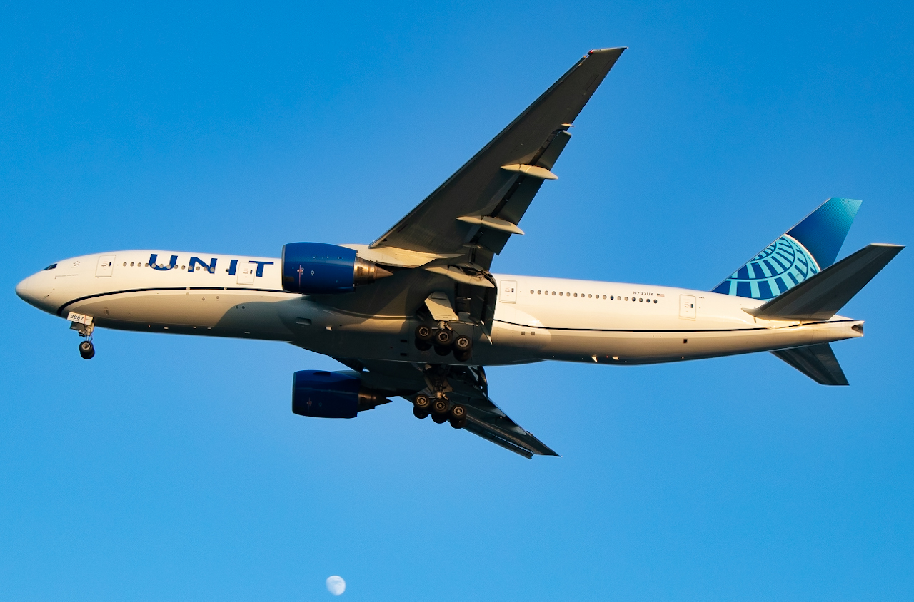 Full size: United Airlines Boeing 777-200ER N787UA  at Tampa International Airport
