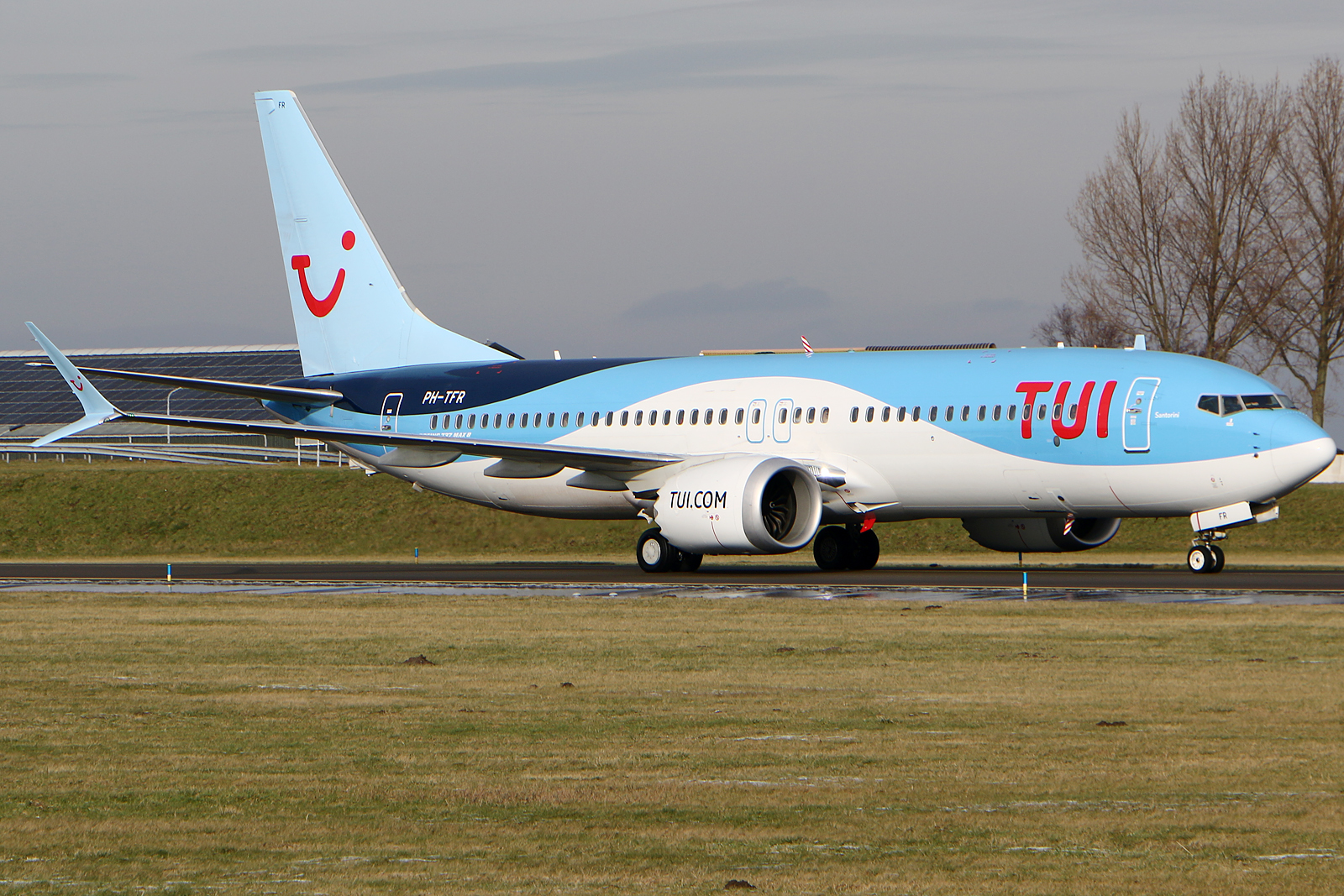 Full size: TUI Fly Boeing 737-8 MAX PH-TFR at Amsterdam Schiphol Airport