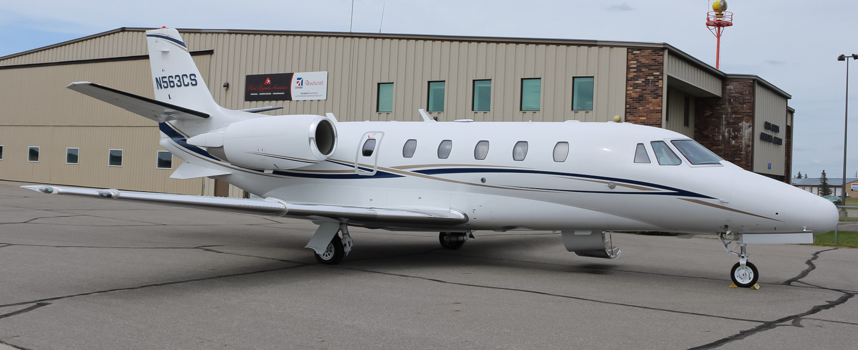Full size: Jet linx aviation  Cessna 560XLS Citation Excel N563CS at Park Rapids Airport