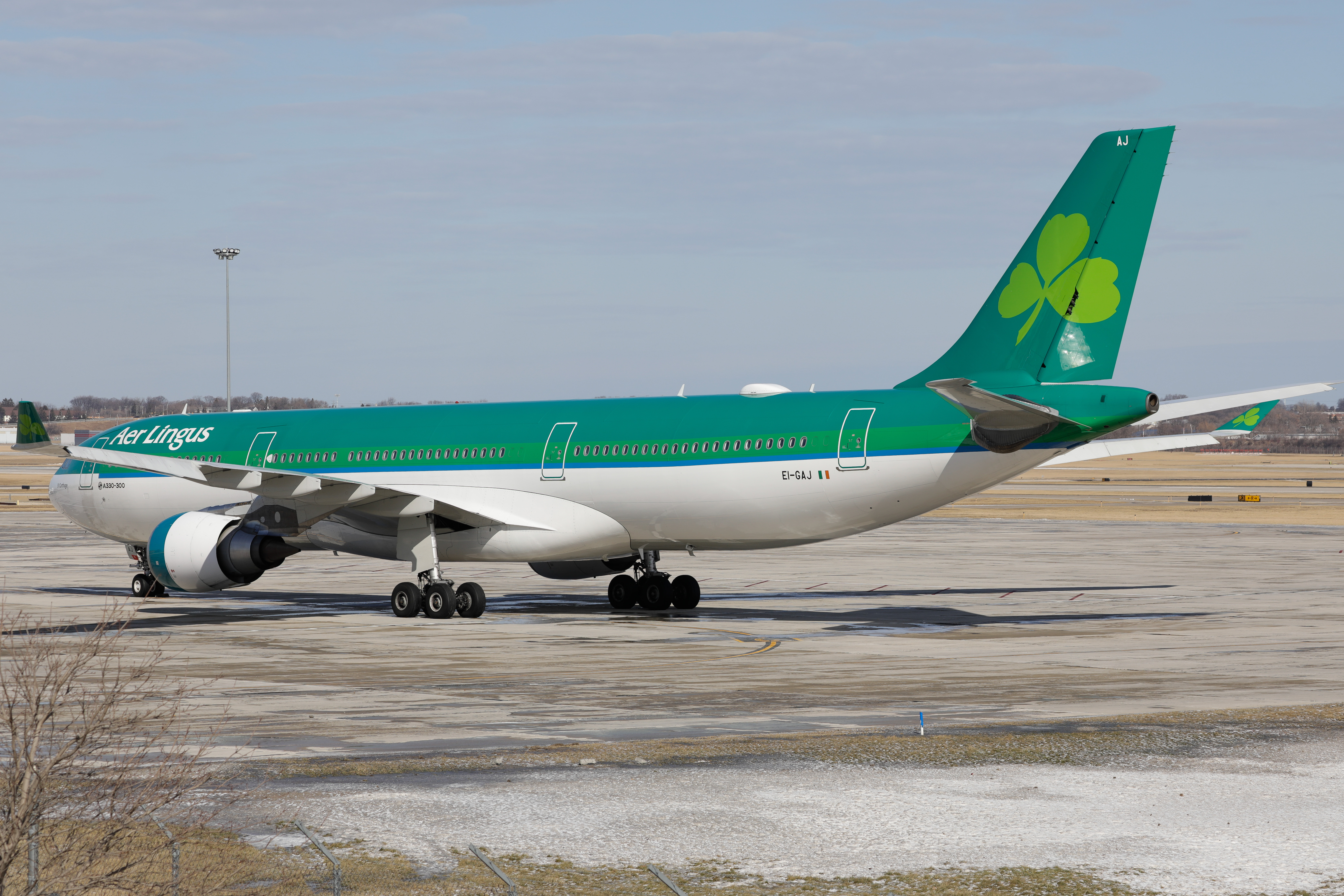 Full size: Aer Lingus Airbus A330-300 EI-GAJ at General Mitchell International Airport