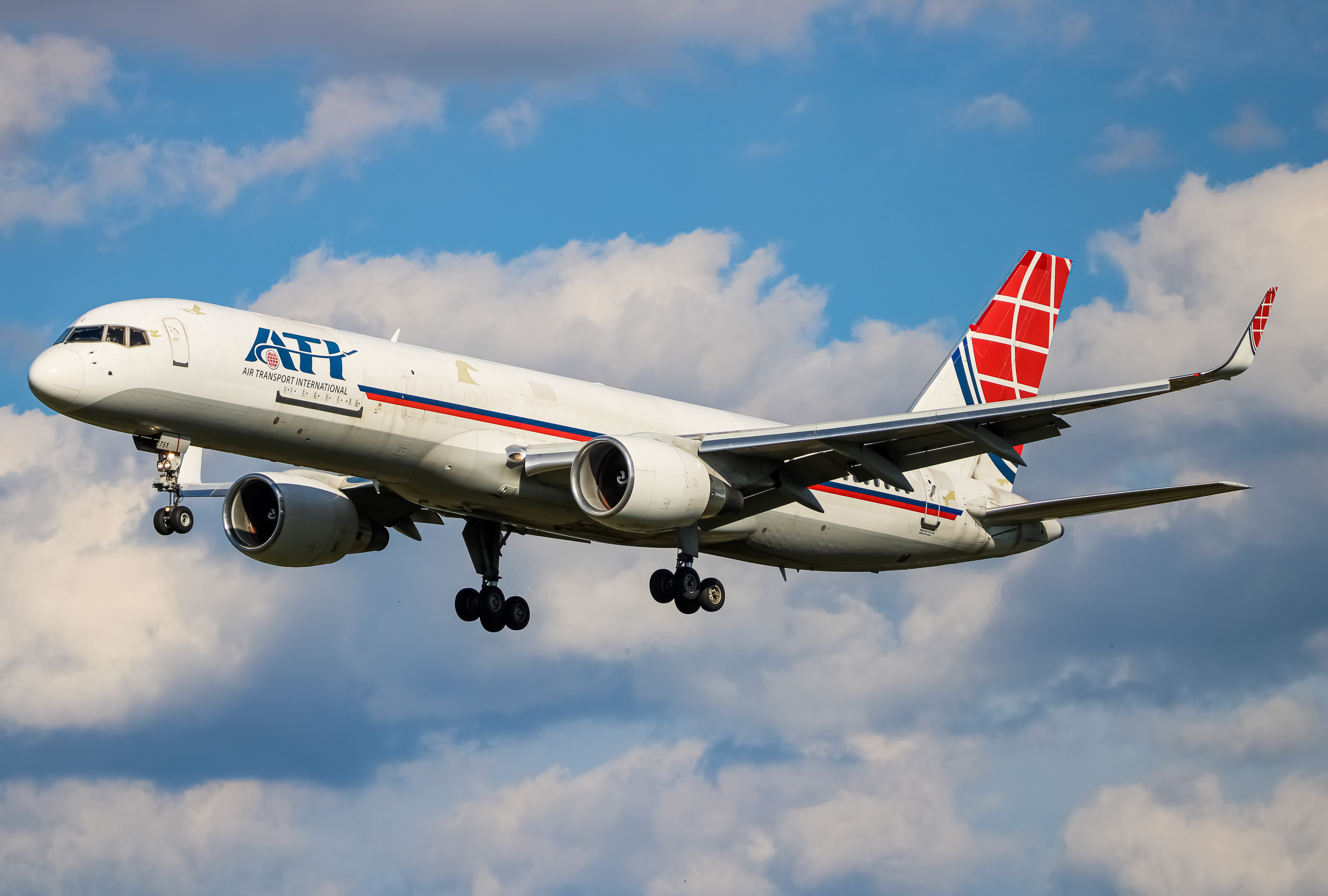 Full size: Air Transport International Boeing 757-200F N751CX at Baltimore/Washington International Thurgood Marshall Airport