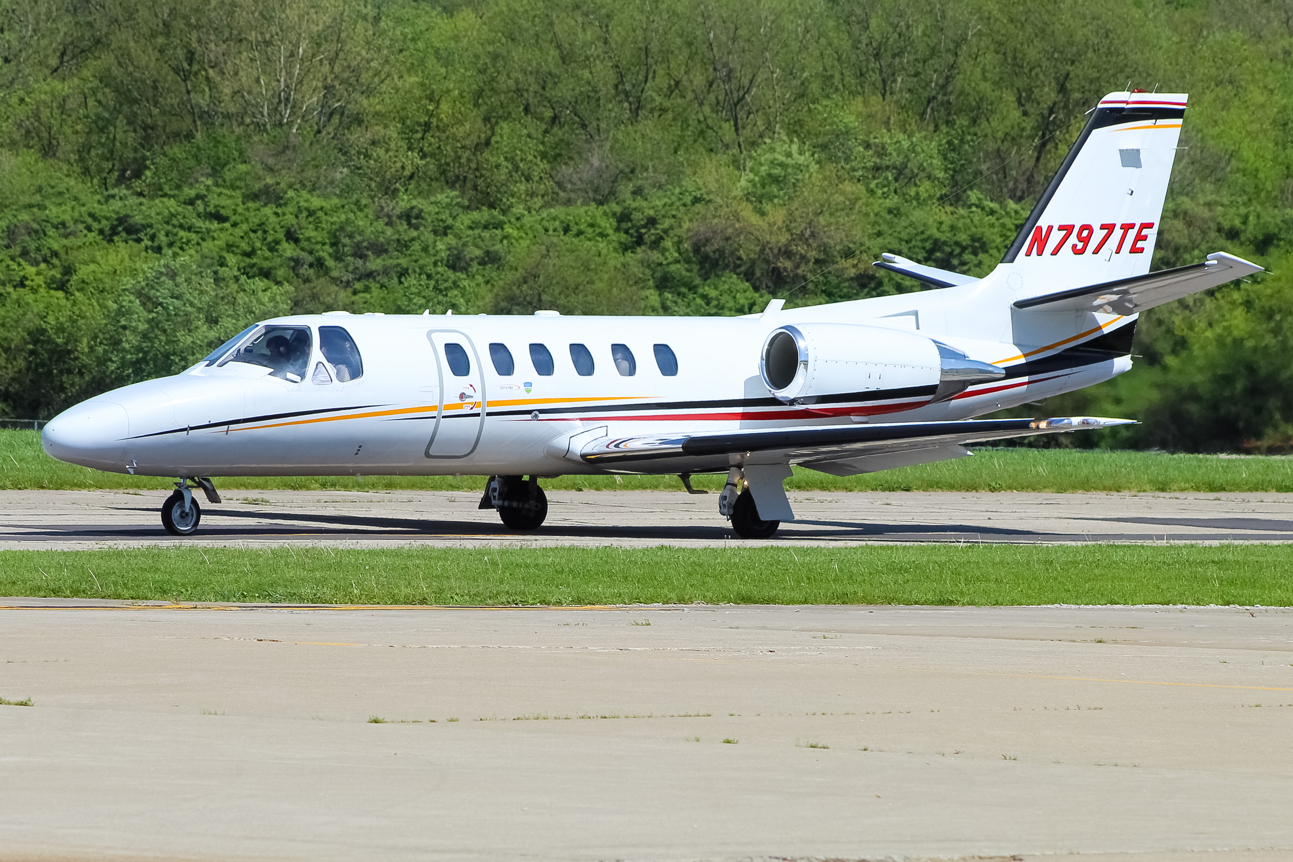 Full size: PRIVATE  Cessna Citation 560 Encore N797TE at Cincinnati Municipal Airport/Lunken Field