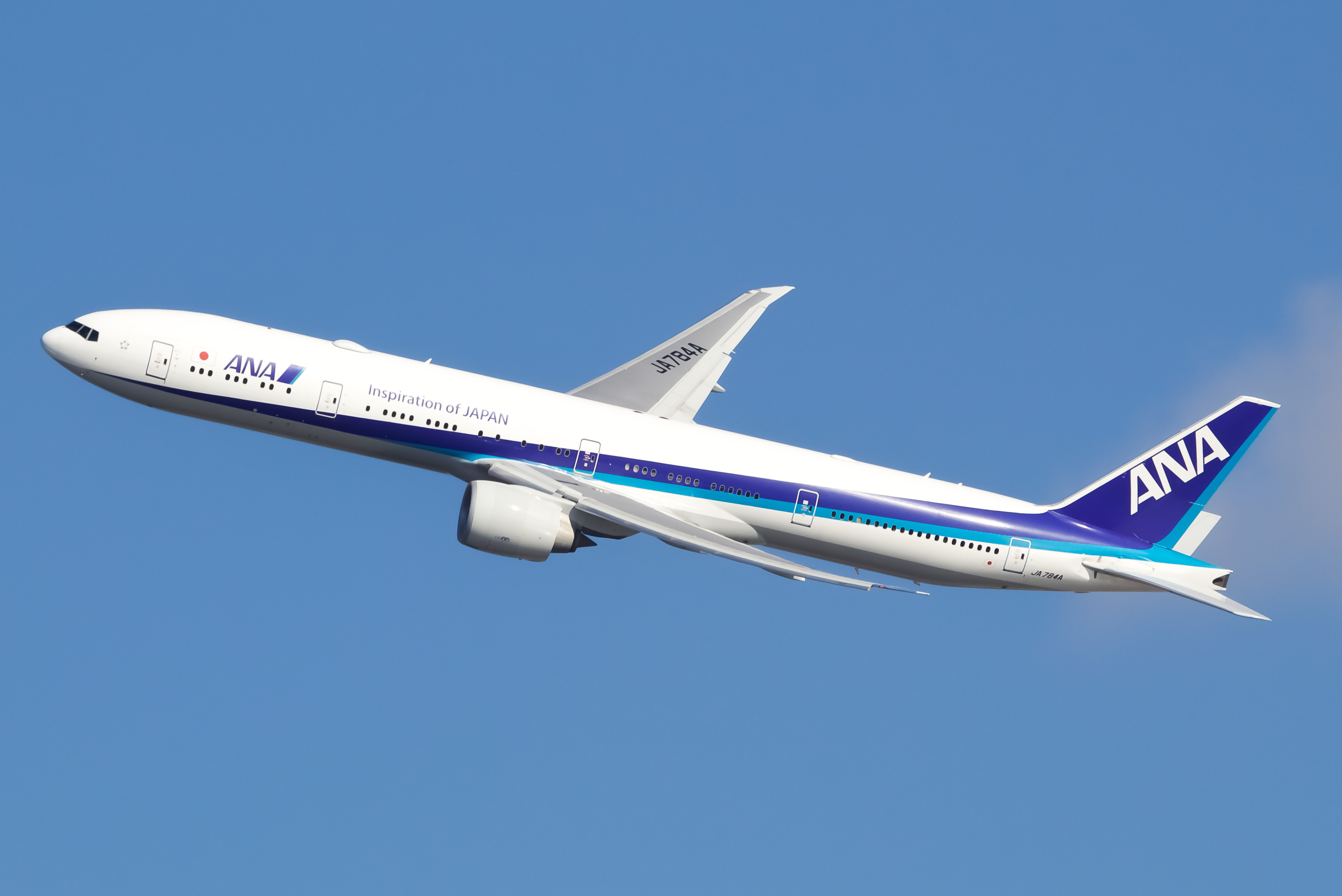 Full size: All Nippon Airways Boeing 777-300ER JA784A at John F. Kennedy International Airport