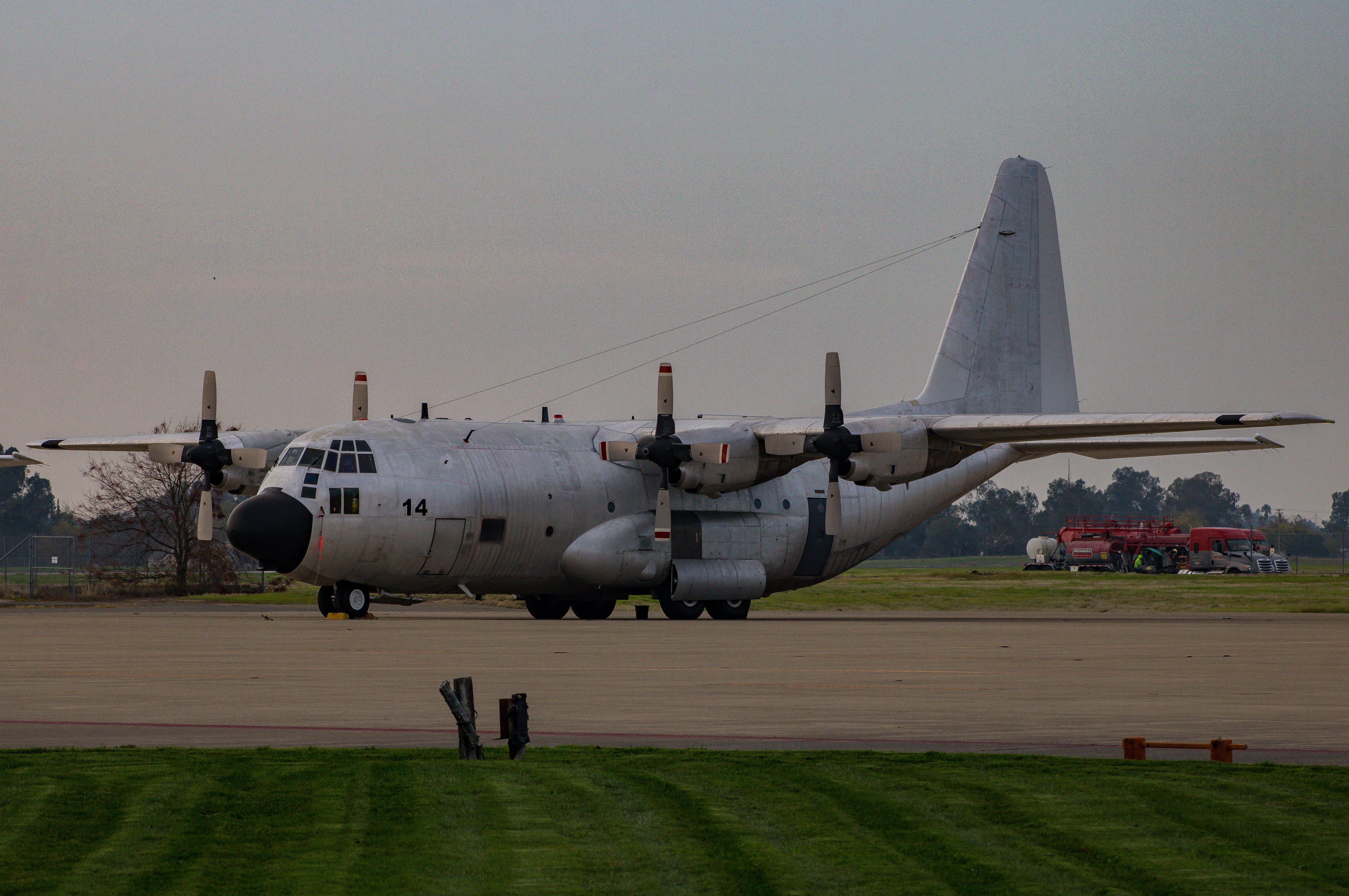 Full size: Cal Fire  Lockheed HC-130H 1714 at Mc Clellan Airfield