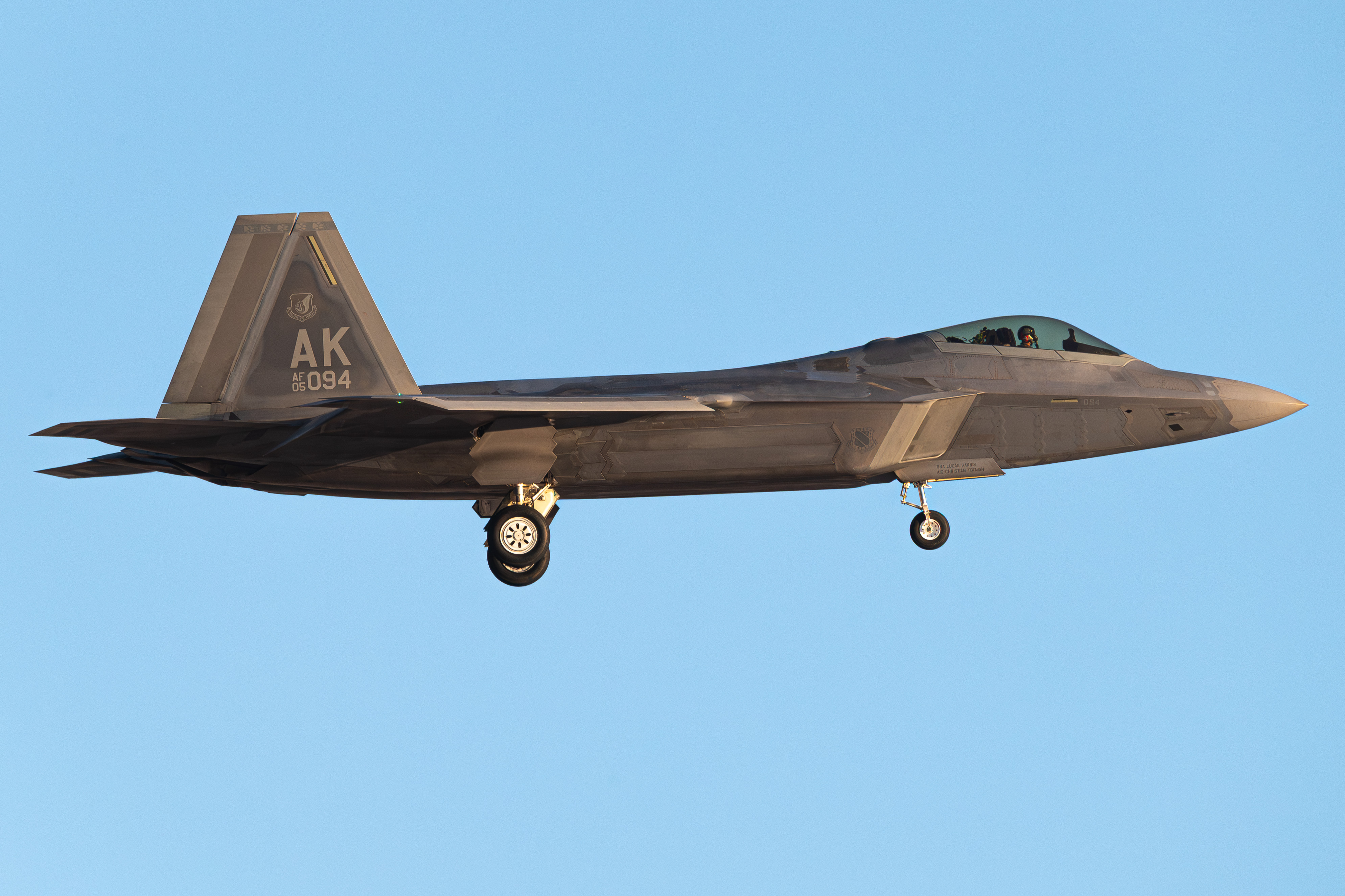 Full size: USAF - United States Air Force Lockheed Martin F-22A Raptor 05-4094 at Nellis Air Force Base