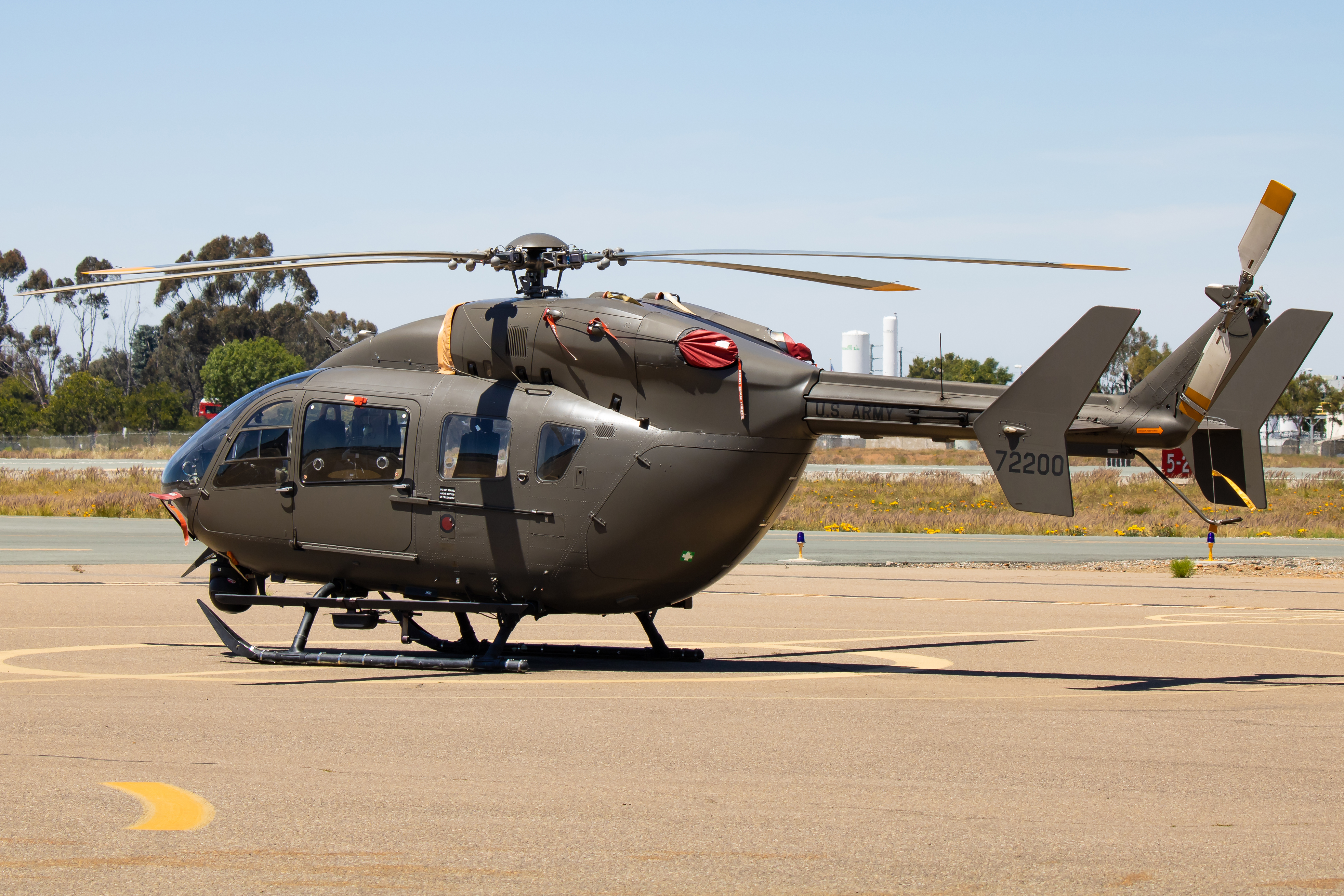 Full size: US Army Eurocopter UH-72 11-72200 at Montgomery-Gibbs Executive Airport