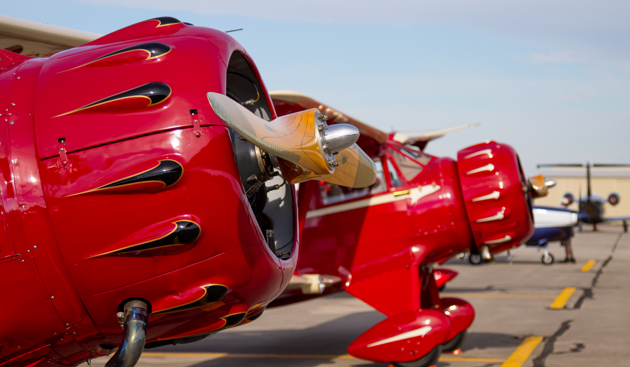Full size: PRIVATE WACO YKC N14010 at Delaware Municipal Airport