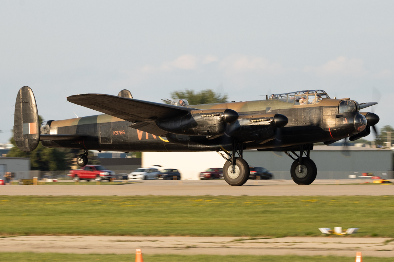 Full size: Canadian Warplane Heritage Museum  Avro Lancaster  C-GVRA at Wittman Regional Airport