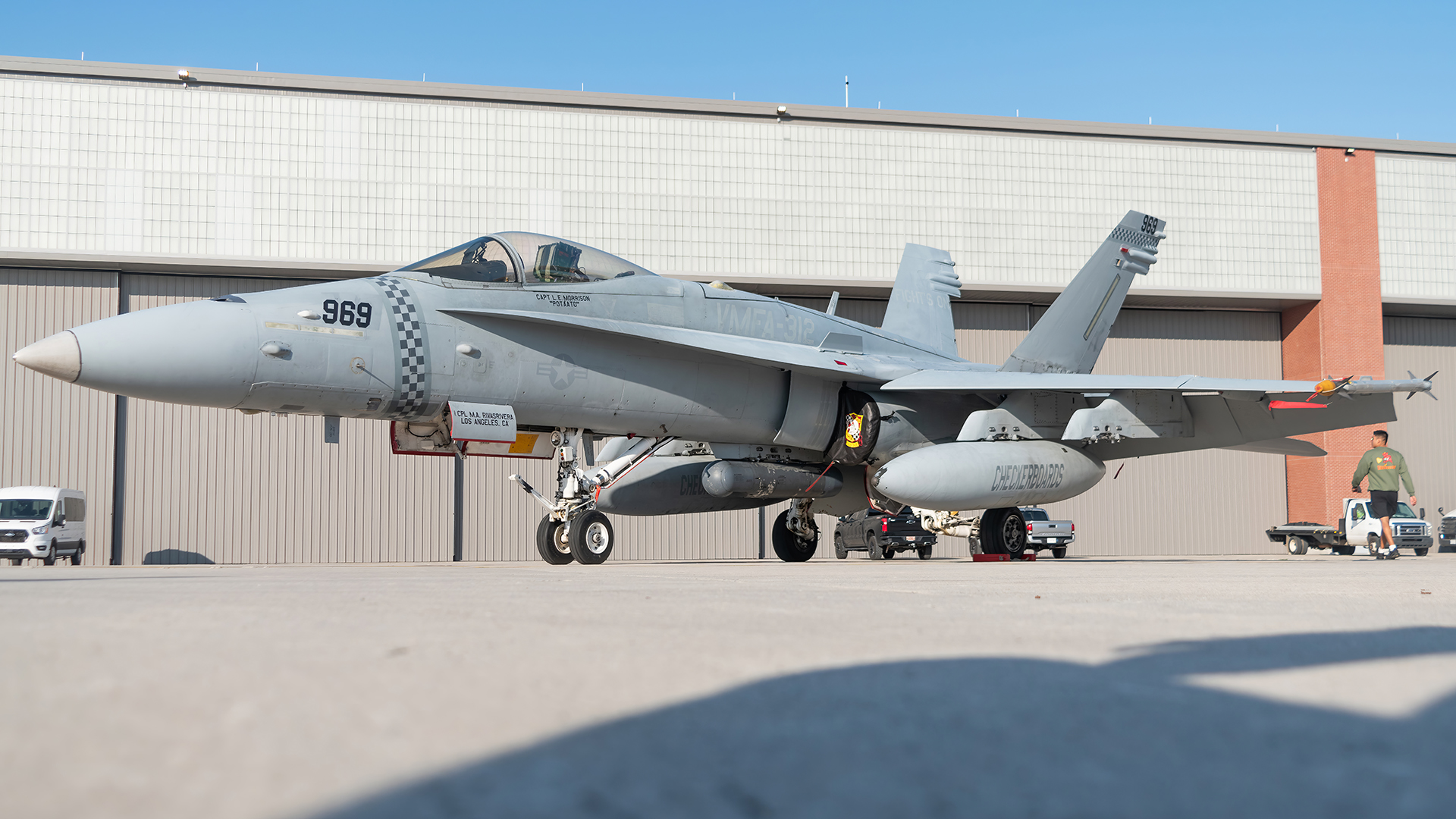 Full size: USMC - United States Marine Corp McDonnel Douglas F/A-18 Hornet 164969 at Sirnak Airport