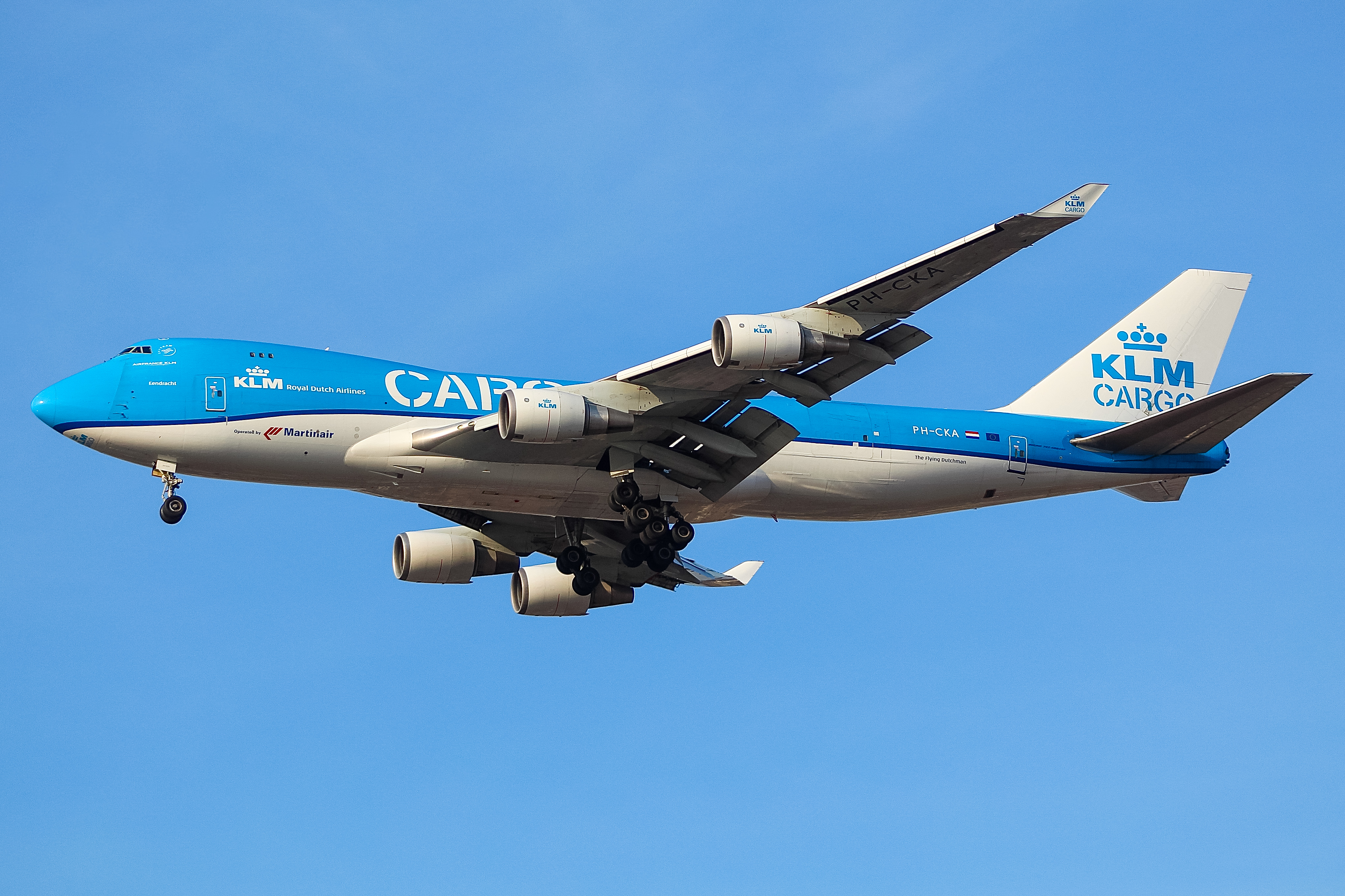 Full size: KLM Cargo Boeing 747-400F PH-CKA at Chicago O'Hare International Airport