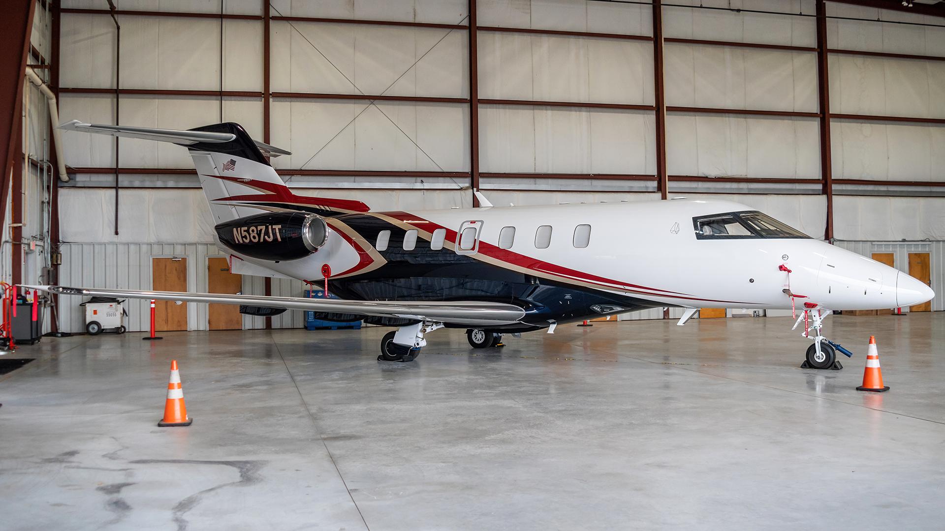 Full size: PRIVATE Pilatus PC-24 N587JT at Frederick Municipal Airport
