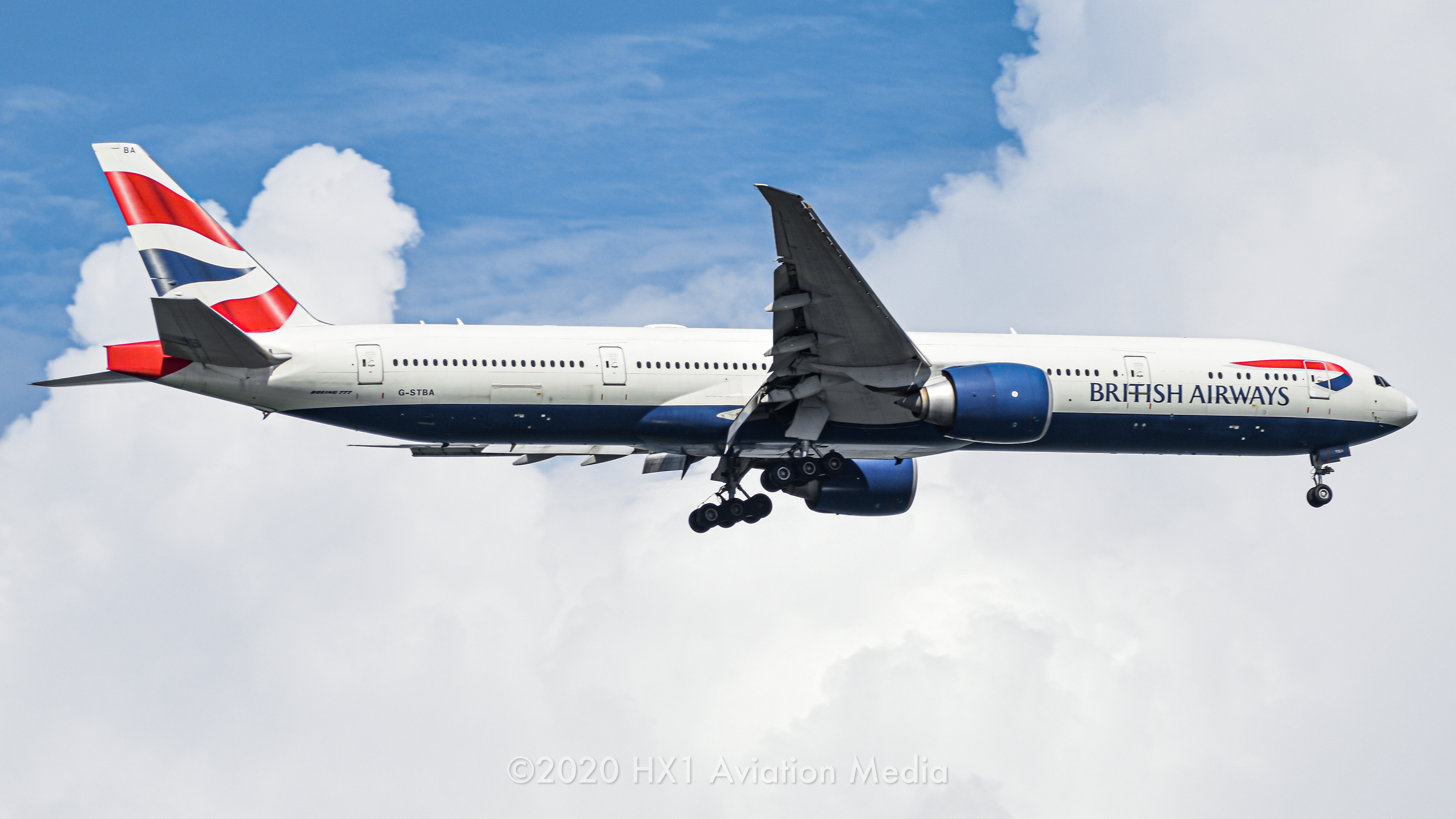 Full size: British Airways Boeing 777-300ER G-STBA at Singapore-Changi Airport