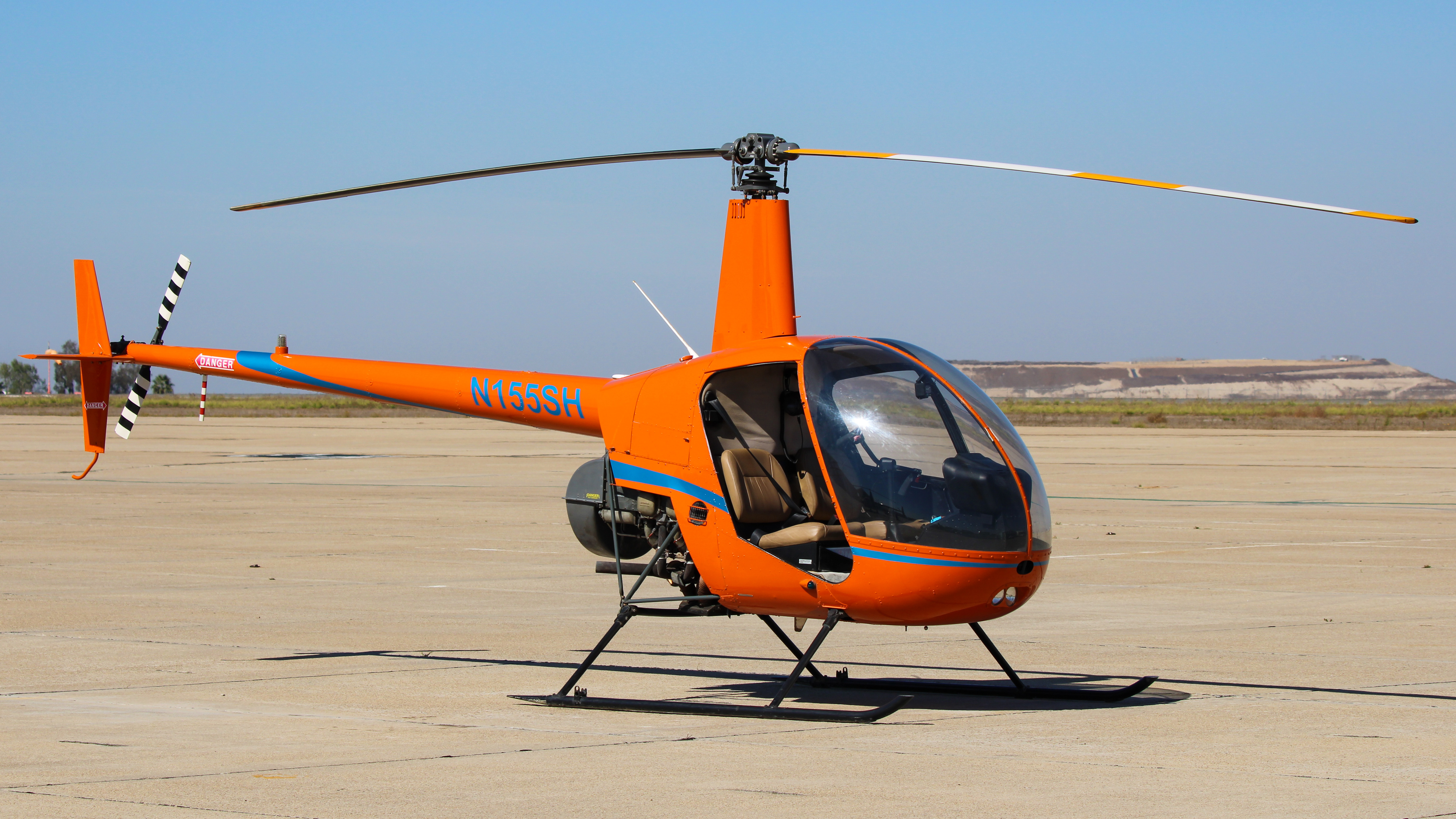 Full size: PRIVATE Robinson R22 N155SH at Brown Field Municipal Airport
