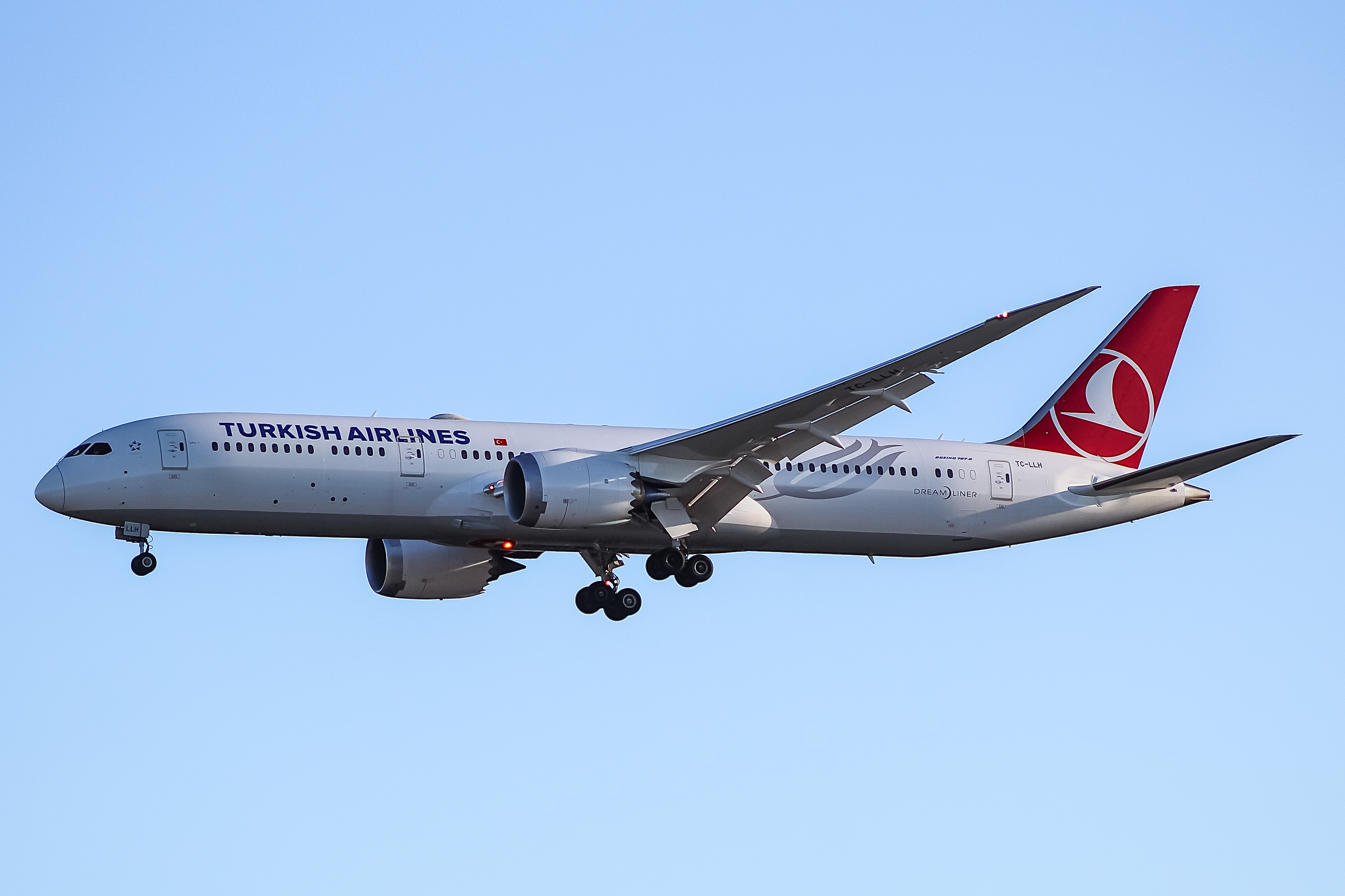Full size: Turkish Airlines Boeing 787-9 TC-LLH at Chicago O'Hare International Airport