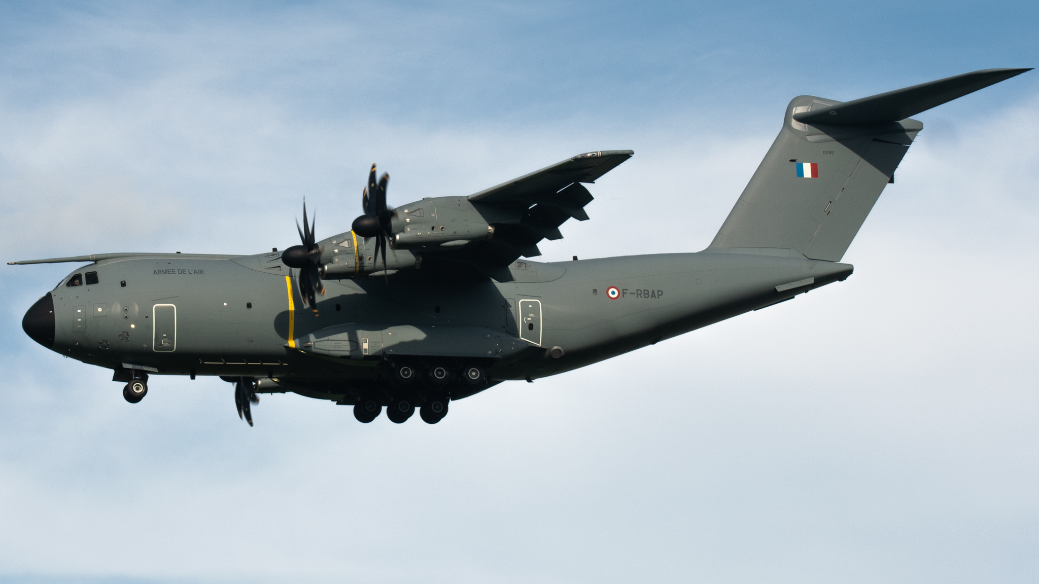 Full size: French Air Force Airbus A400M F-RBAP at Washington Dulles International Airport