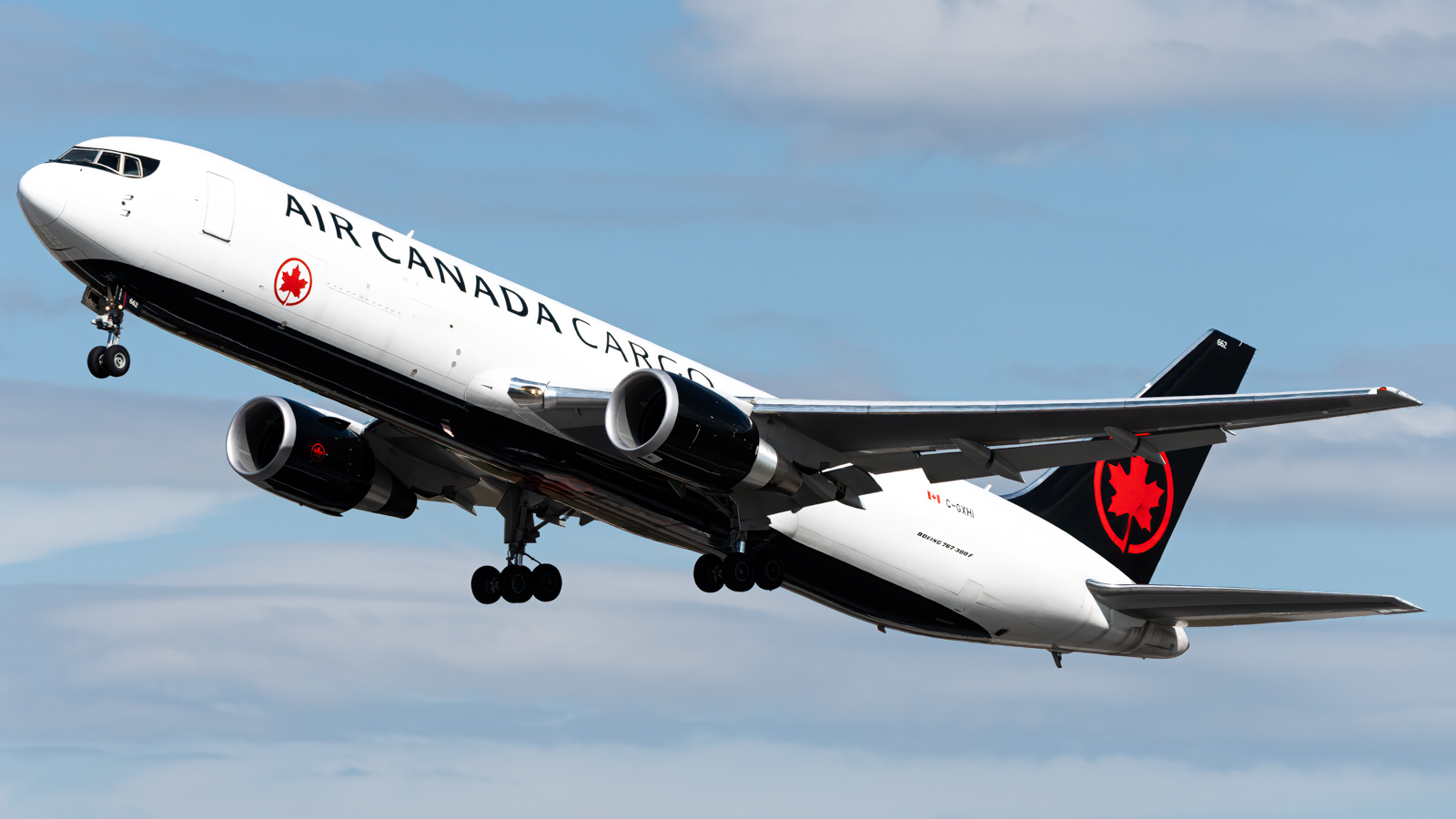 Full size: Air Canada Cargo  Boeing 767-300F C-GXHI at Miami International Airport