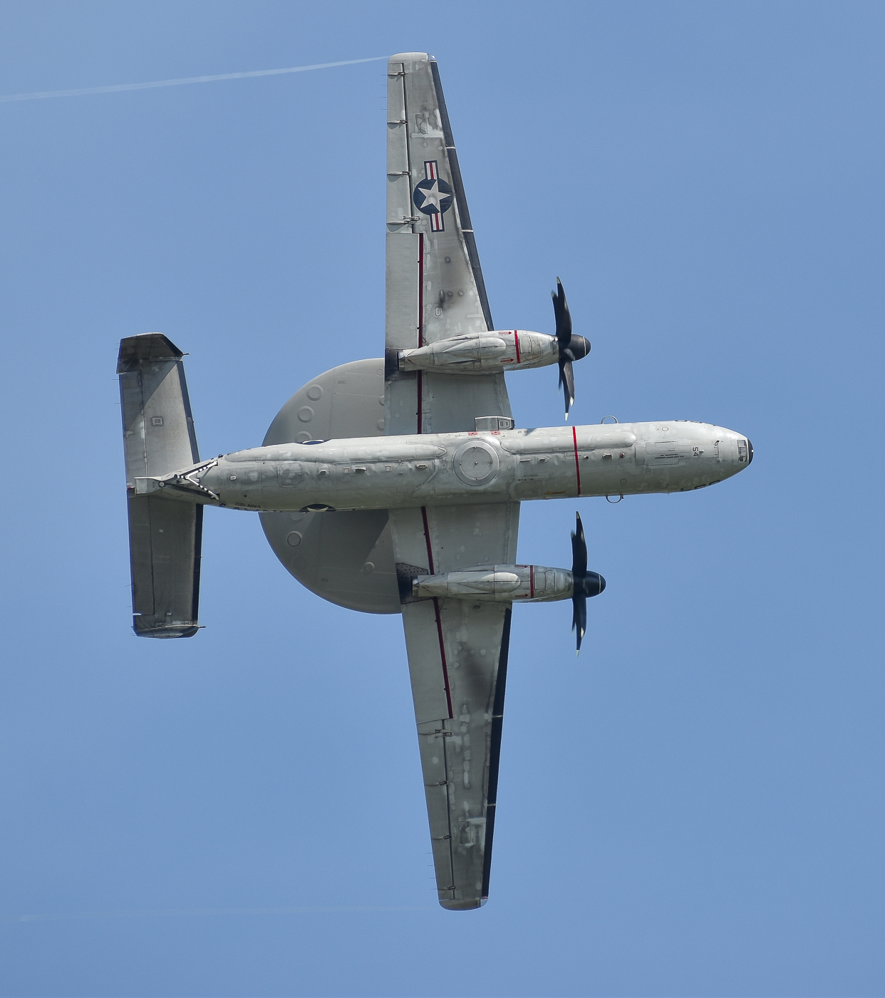 Full size: USN- United States Navy Northrop Grumman E-2 Hawkeye N/A at London International Airport